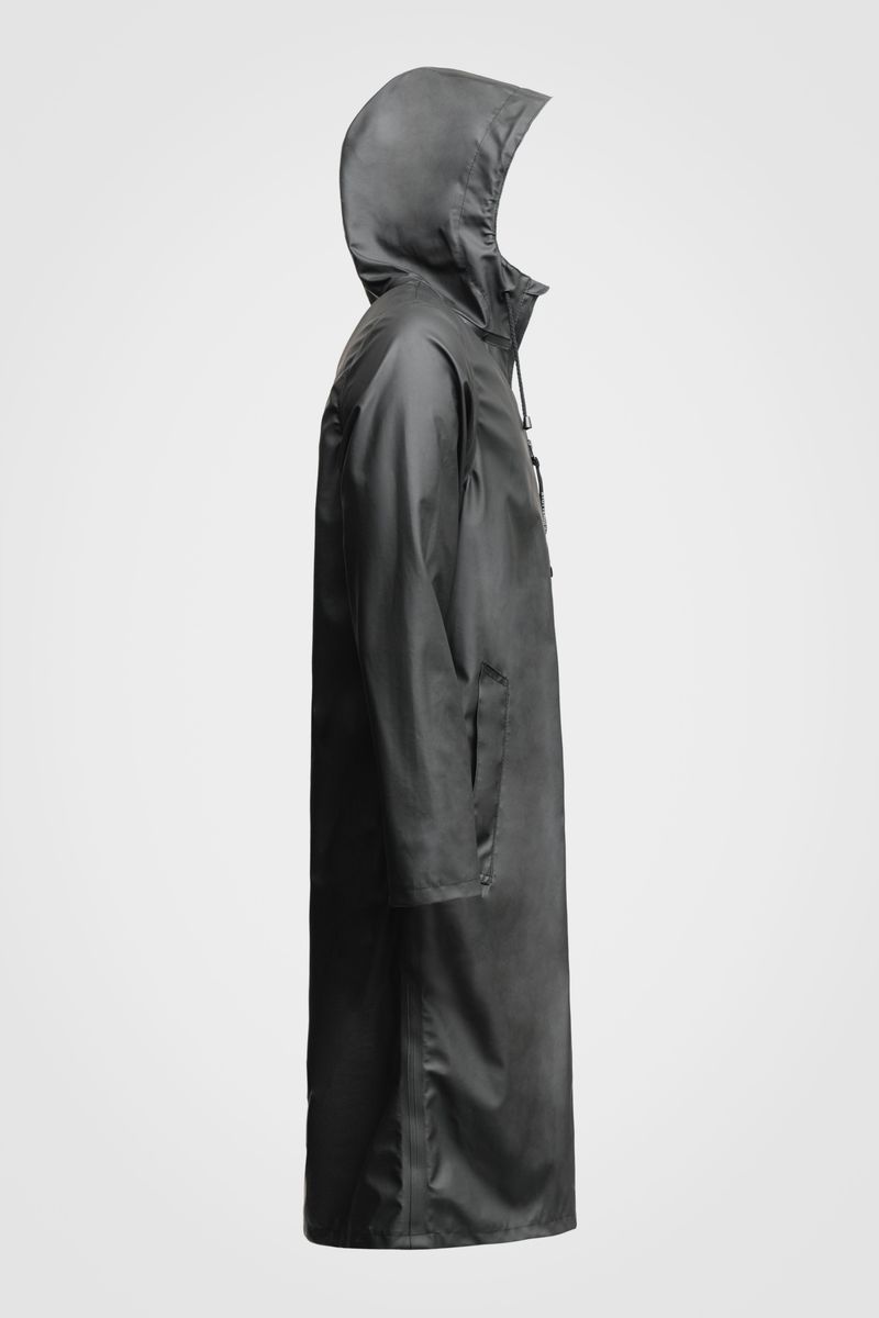 Stutterheim Stockholm Long Lightweight Zip Raincoat