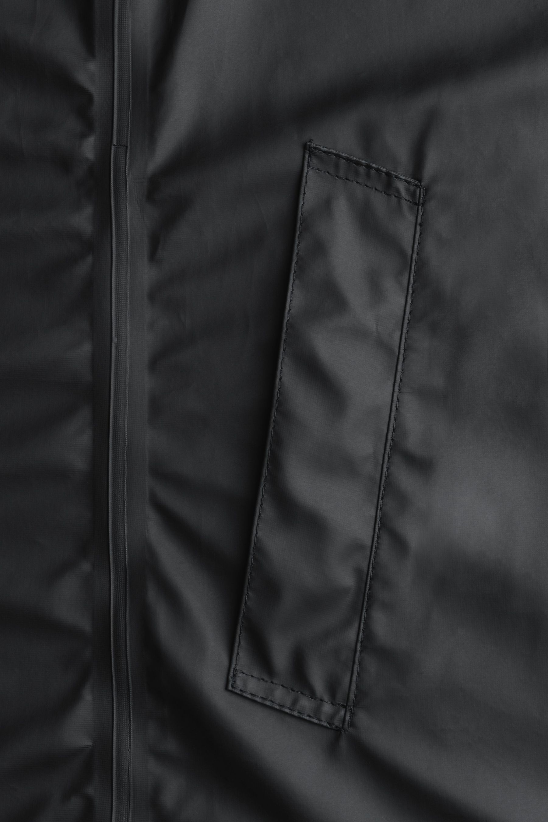 stutterheim stockholm long lightweight zip raincoat black men jackets raincoats