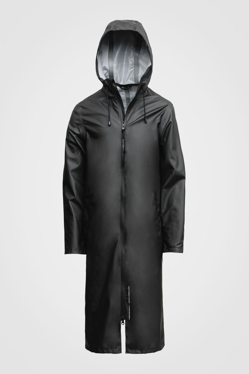 Stutterheim Stockholm Long Lightweight Zip Raincoat