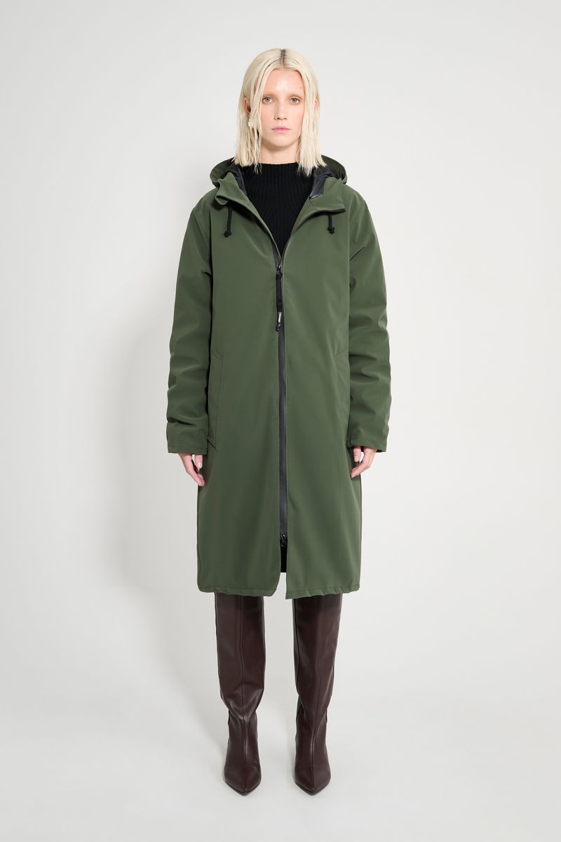 Stutterheim Stockholm Long Matte Winter Coat