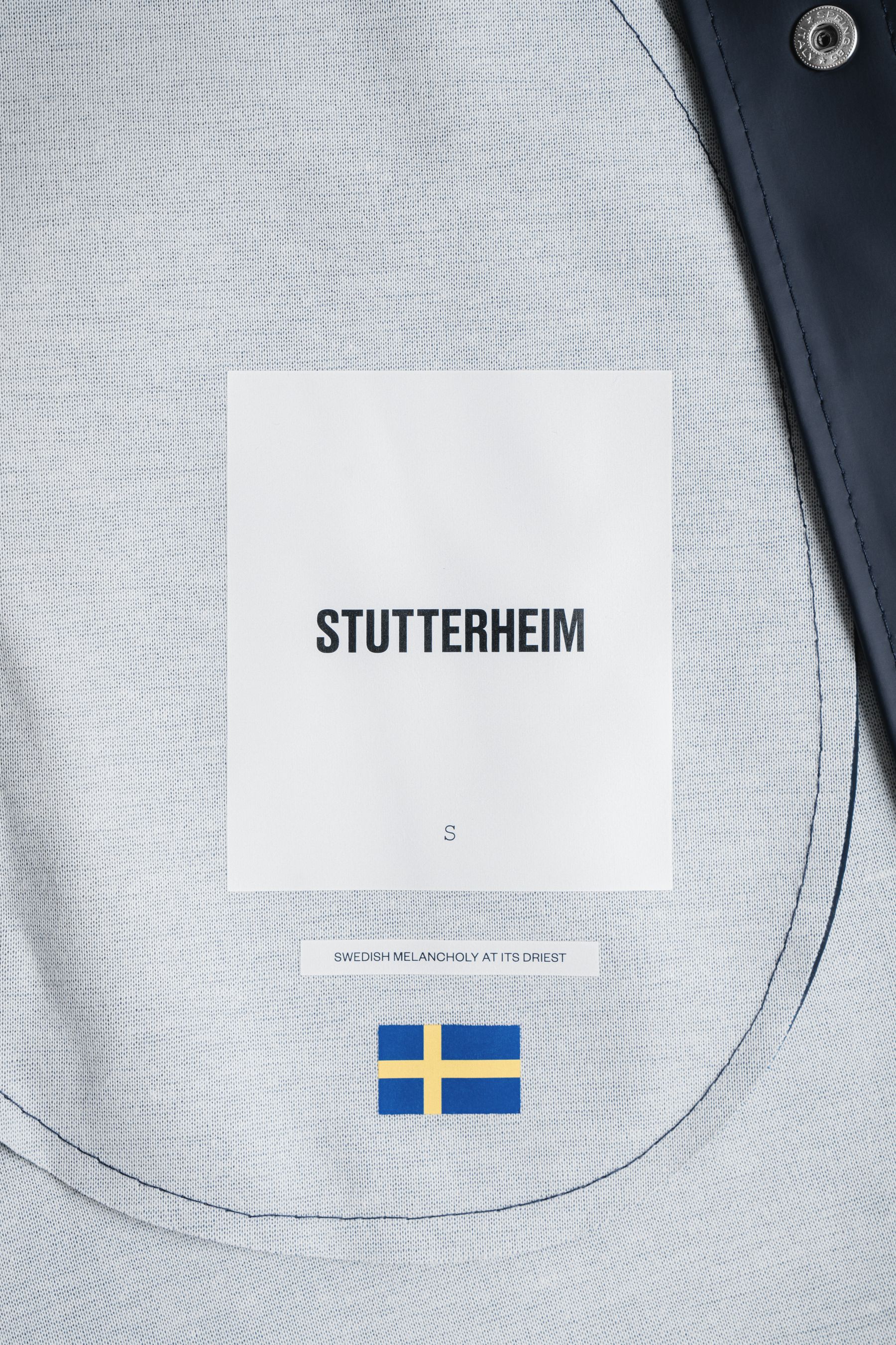 stutterheim stockholm long raincoat navy men jackets raincoats