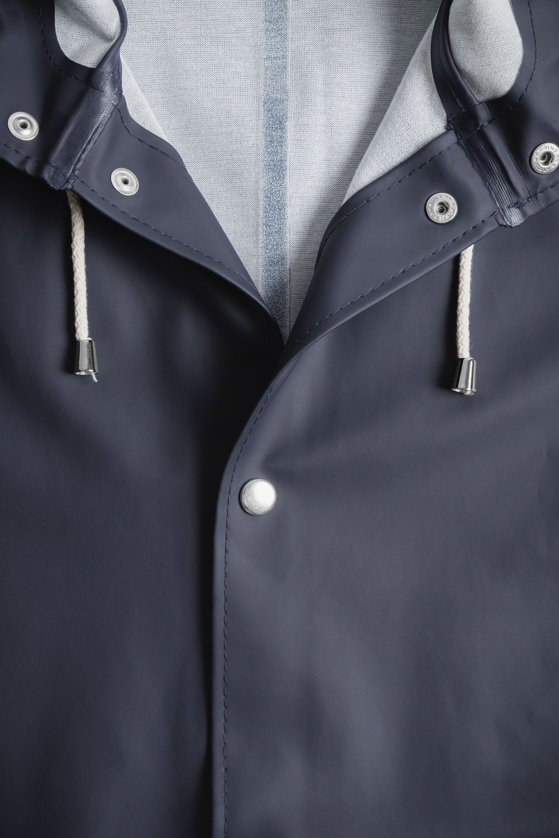 stutterheim stockholm long raincoat navy men jackets raincoats