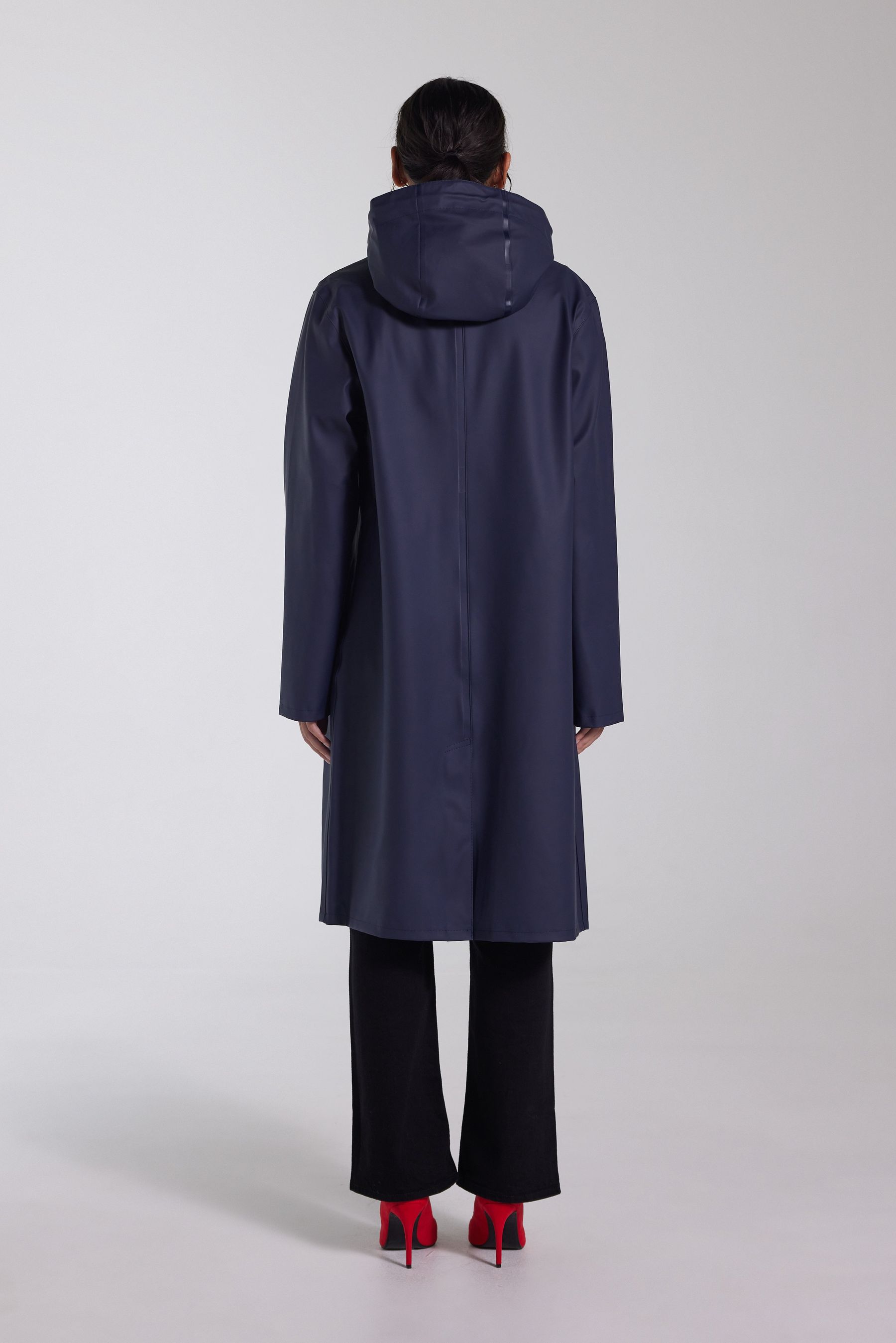 stutterheim stockholm long raincoat navy men jackets raincoats