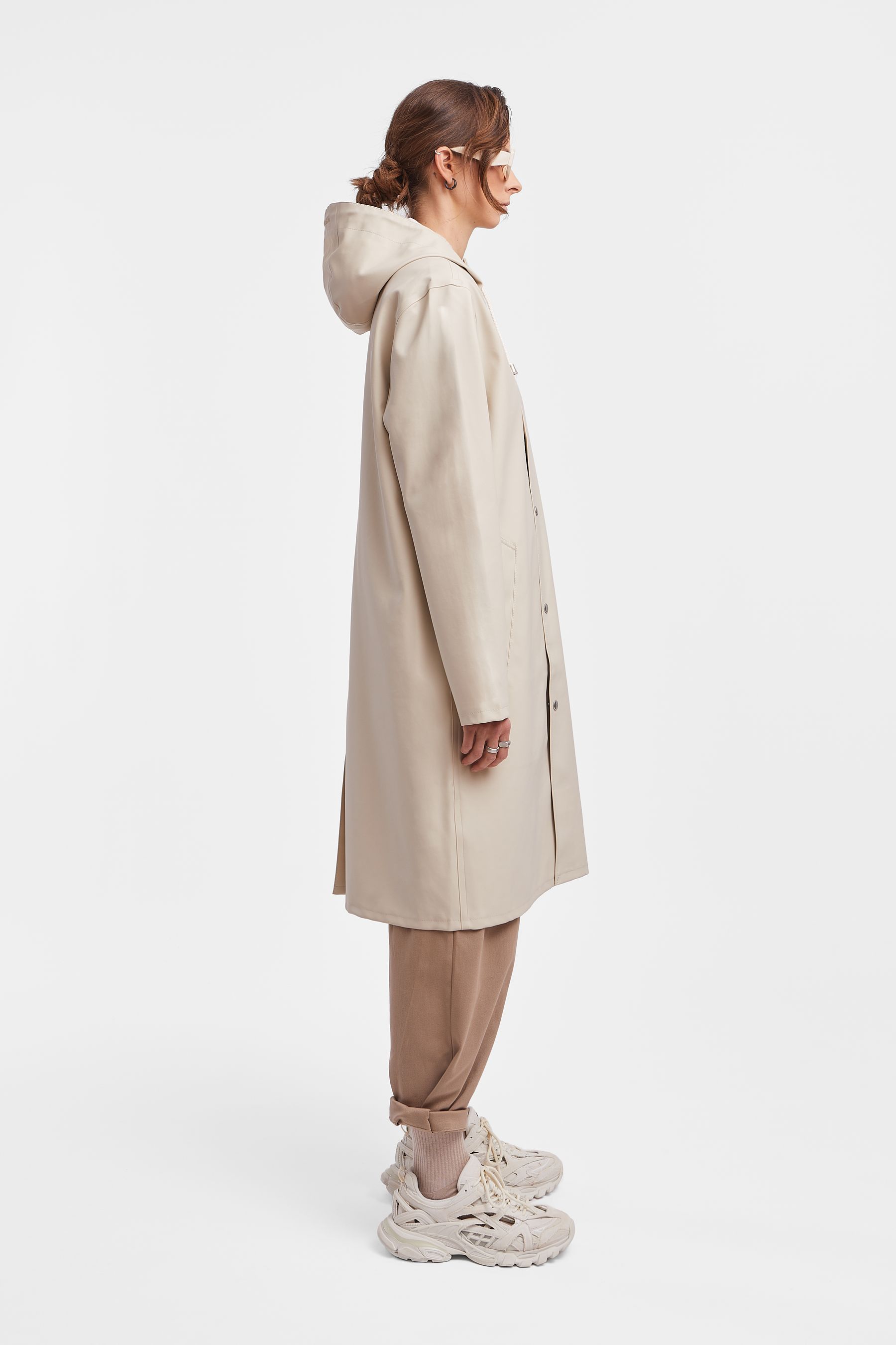 stutterheim stockholm long raincoat oyster men jackets raincoats