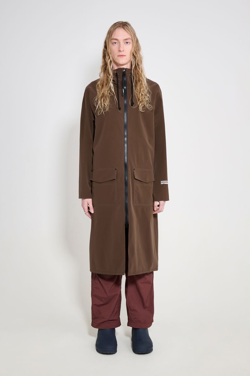 Stutterheim Stockholm Long Patch Raincoat