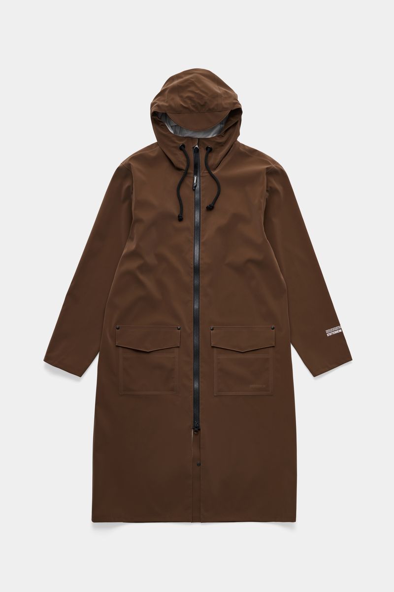 Stutterheim Stockholm Long Patch Raincoat