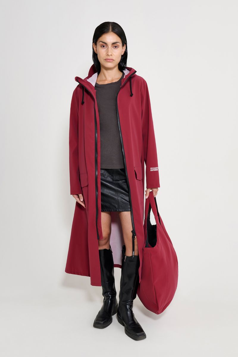 Stutterheim Stockholm Long Patch Raincoat