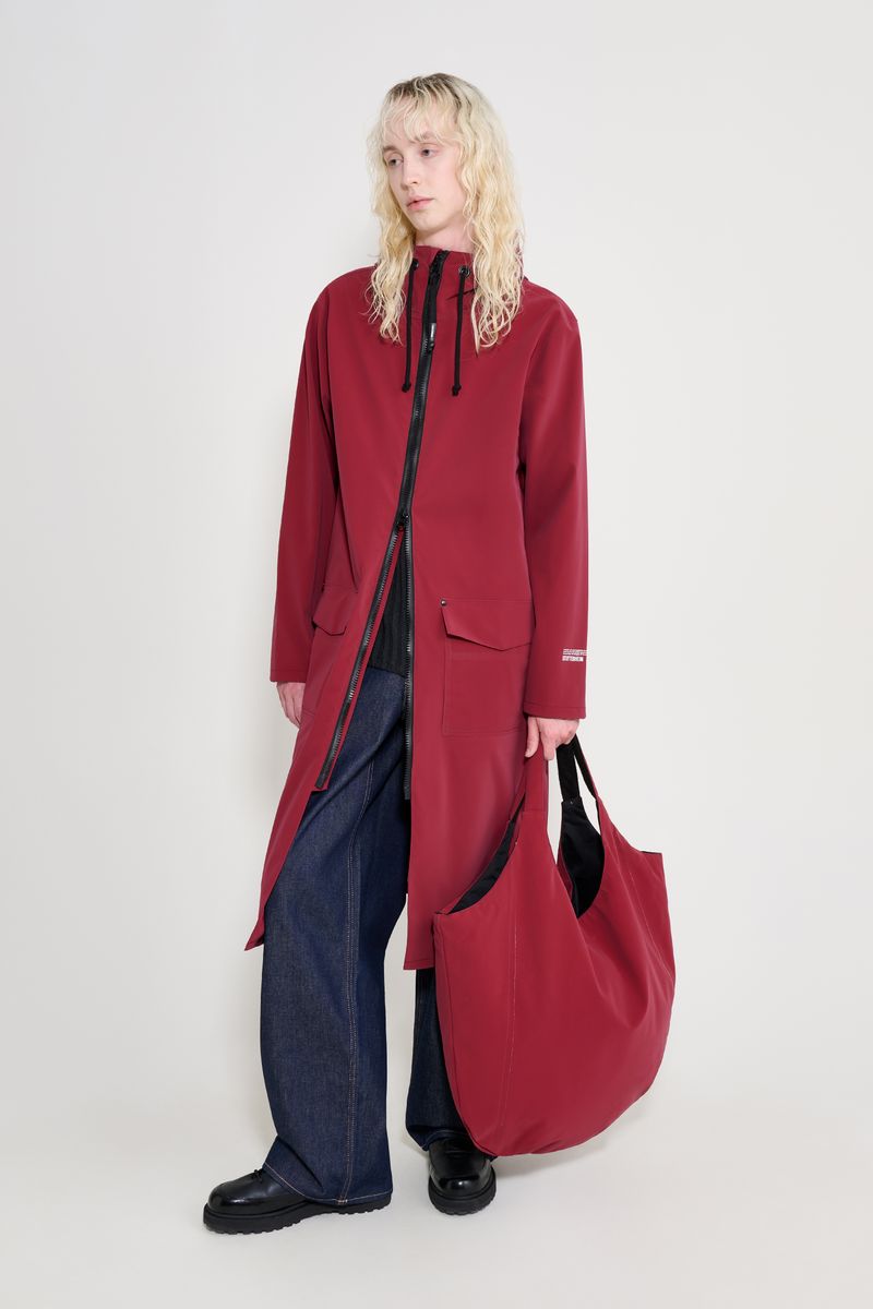 Stutterheim Stockholm Long Patch Raincoat