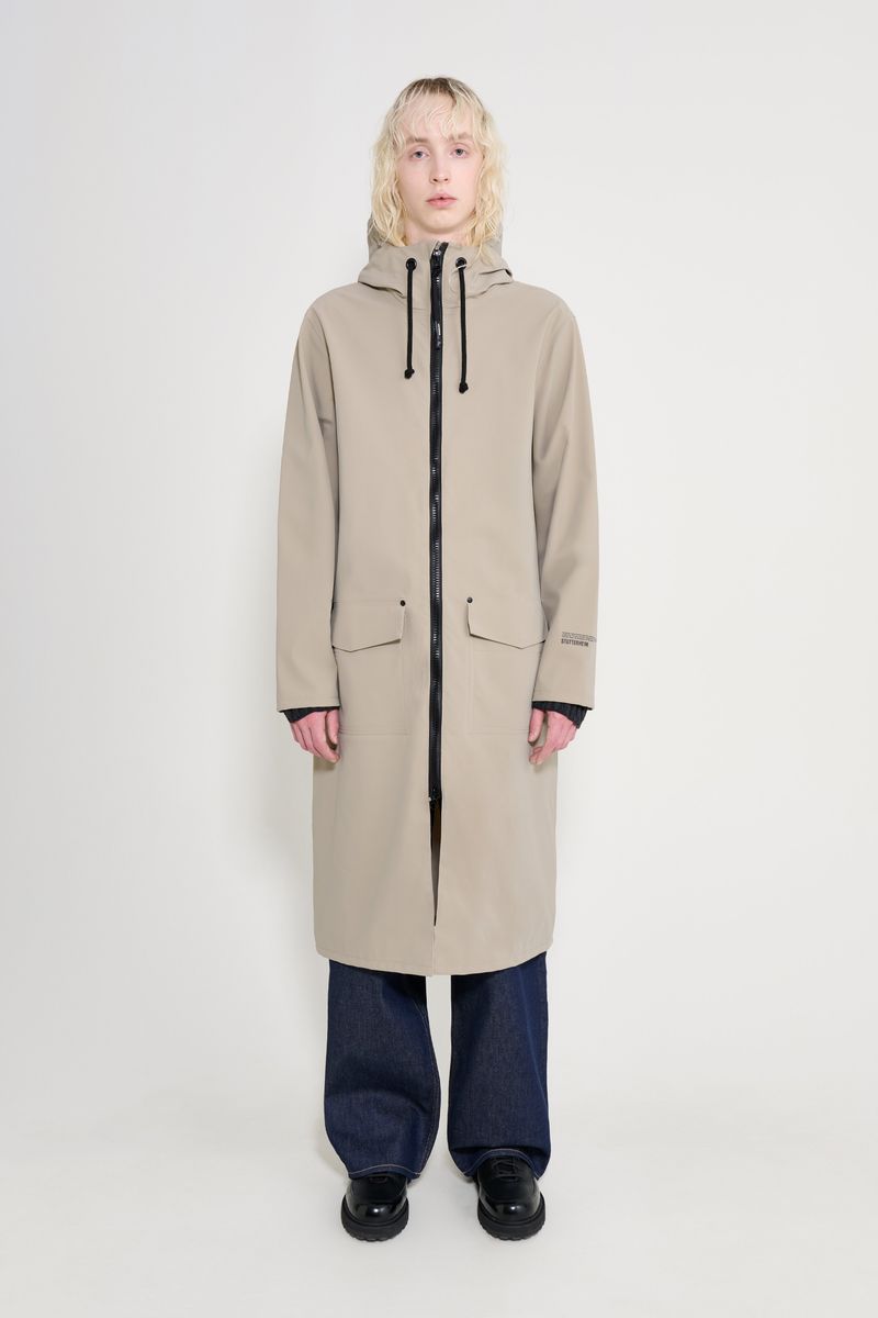 Stutterheim Stockholm Long Patch Raincoat