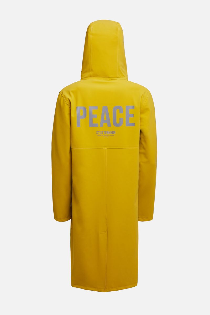 Stutterheim Stockholm Long Matte Print Raincoat