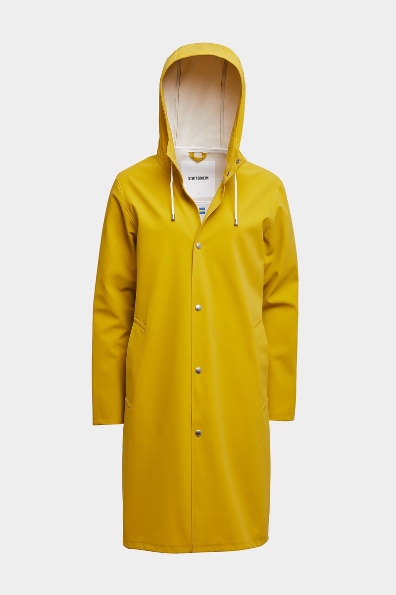 Stutterheim Stockholm Long Matte Print Raincoat