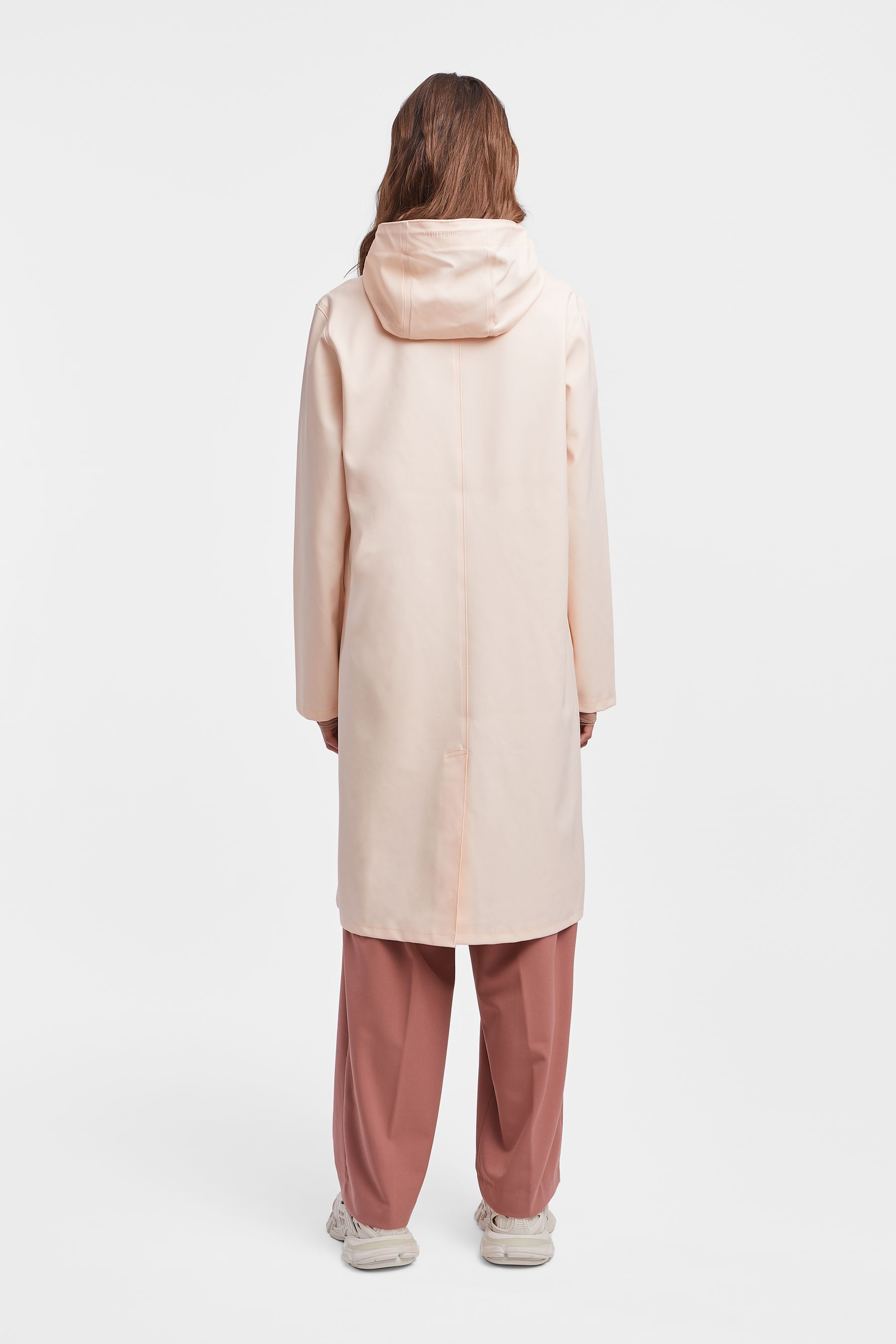 stutterheim stockholm long raincoat peach men jackets raincoats