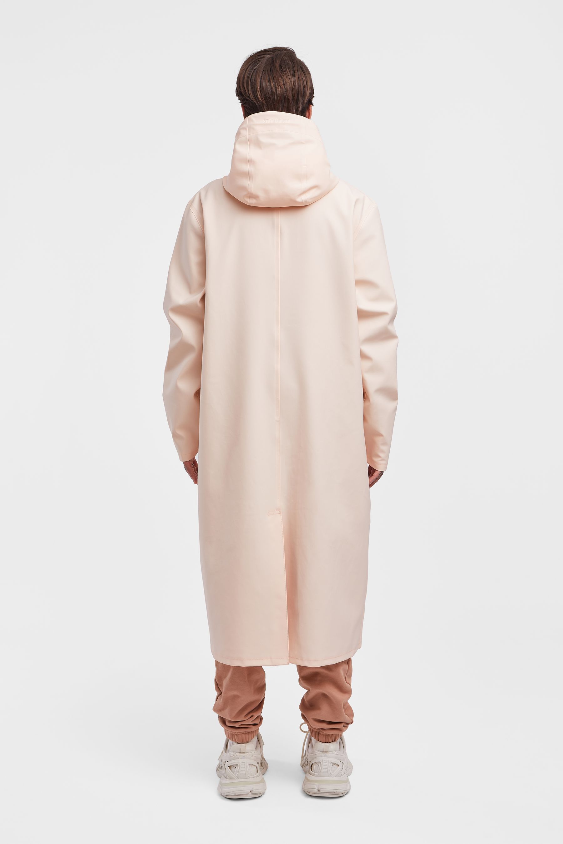 stutterheim stockholm long raincoat peach men jackets raincoats