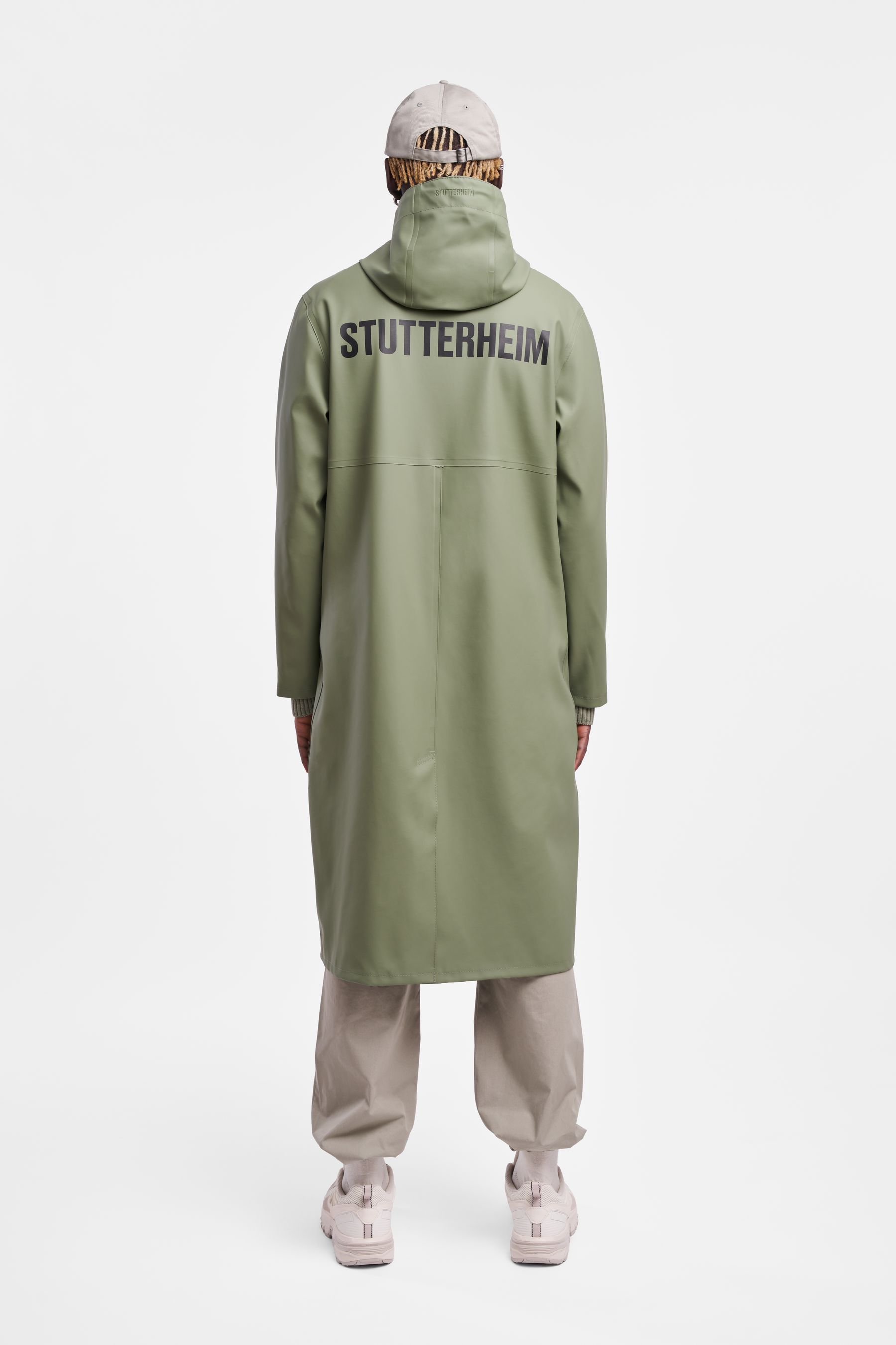 stutterheim stockholm long print raincoat alf alfa men jackets raincoats