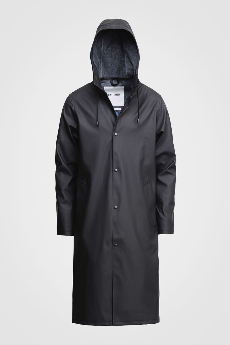 Stutterheim Stockholm Long Print Raincoat