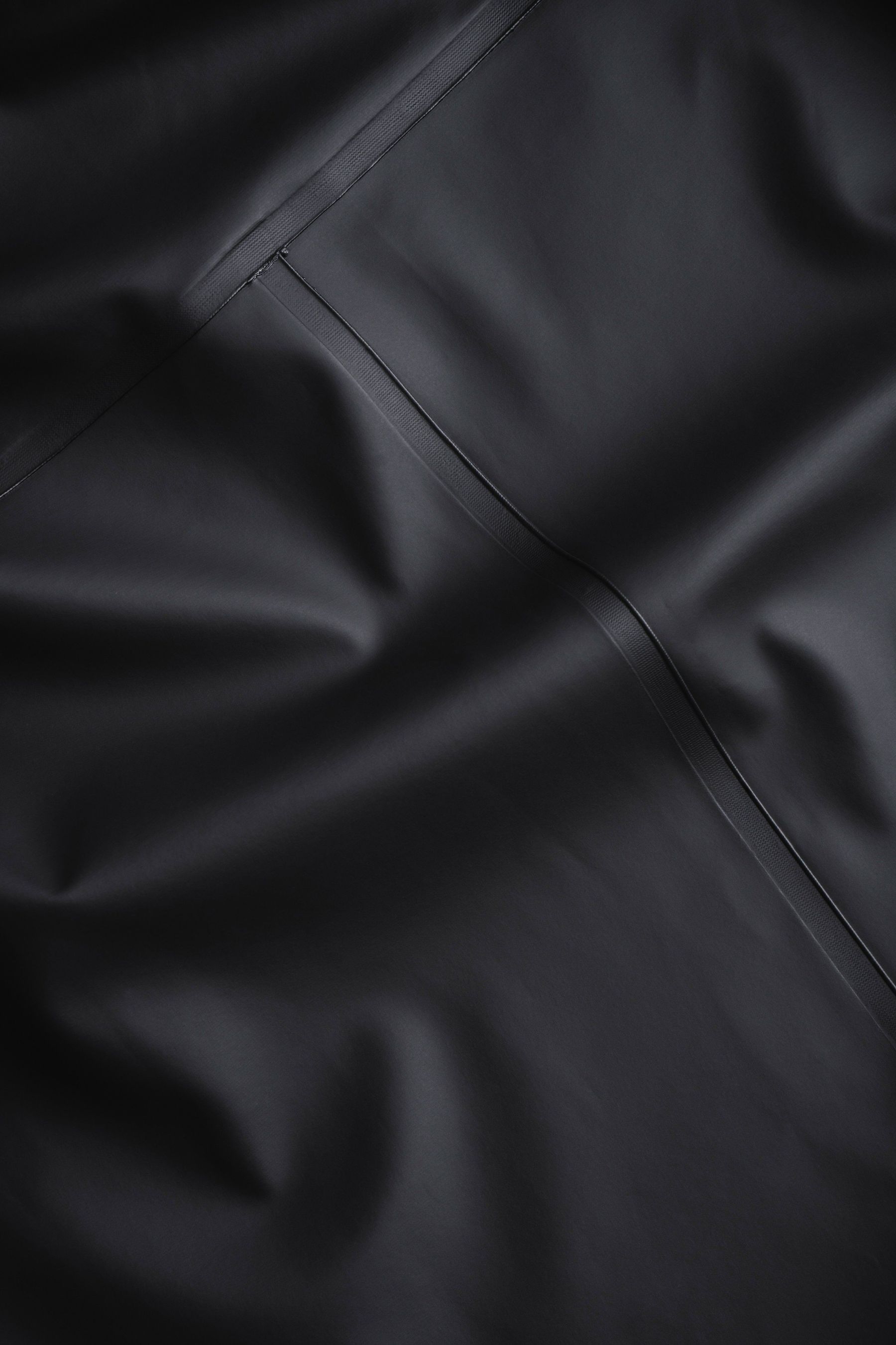 stutterheim stockholm long print raincoat black men jackets raincoats