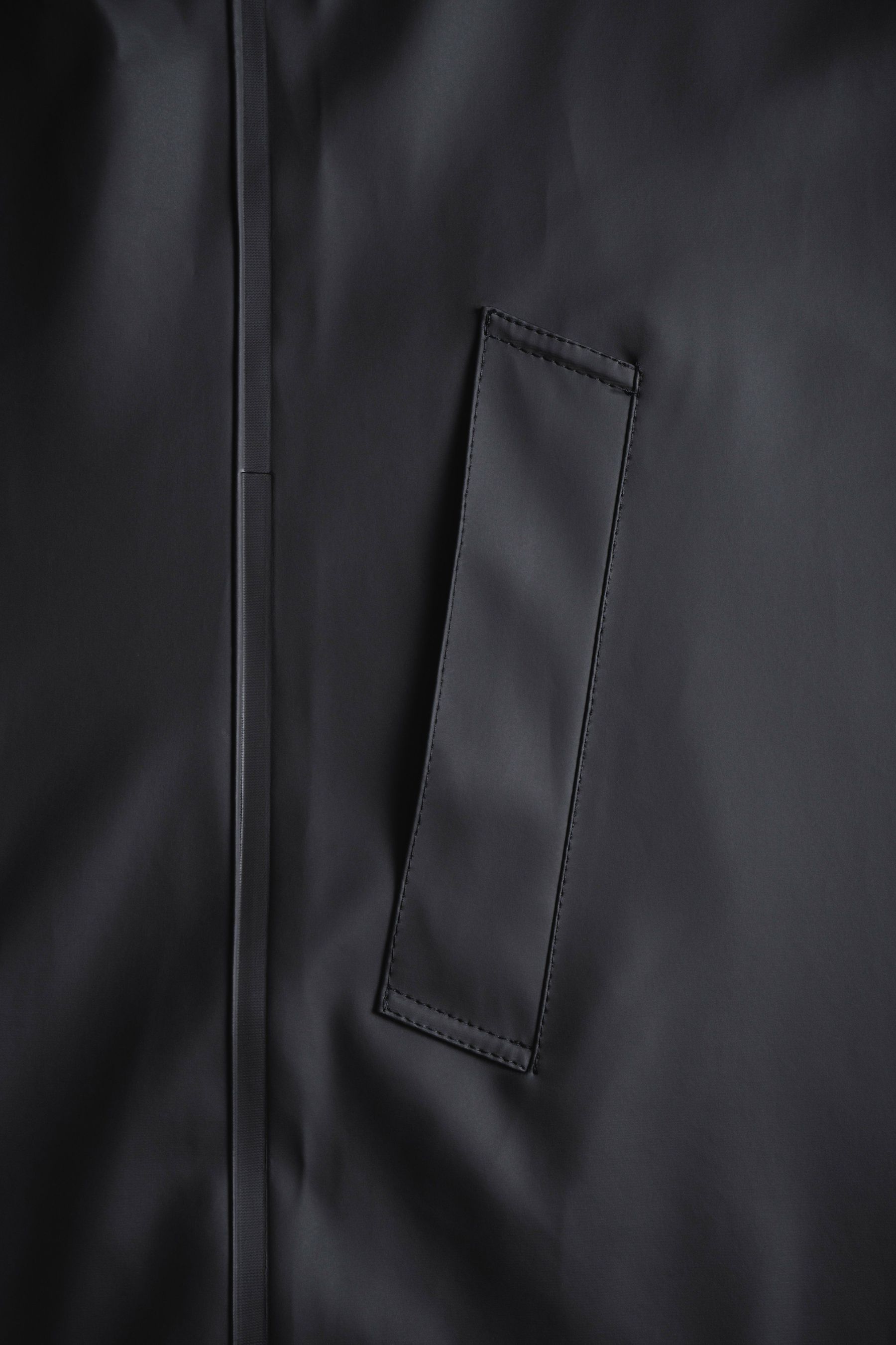 stutterheim stockholm long print raincoat black men jackets raincoats
