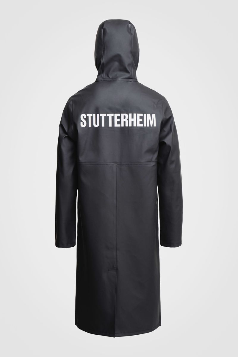 Stutterheim Stockholm Long Print Raincoat