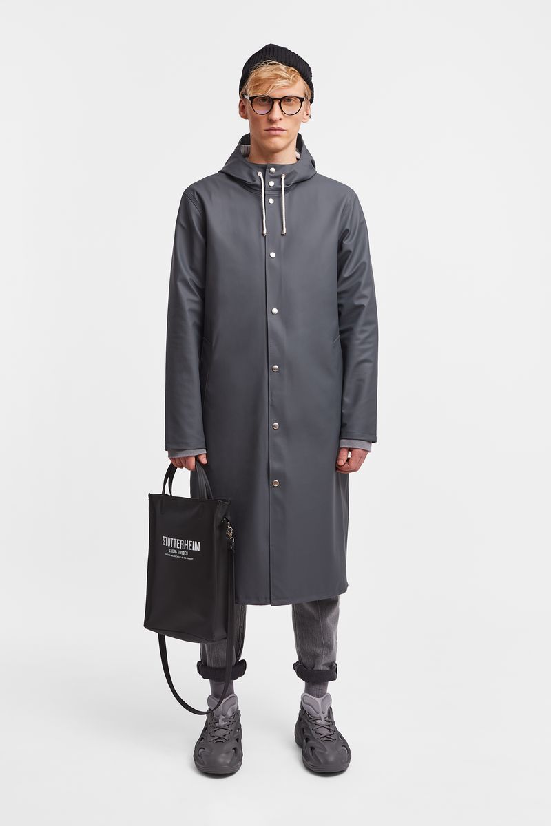 Stutterheim Stockholm Long Print Raincoat