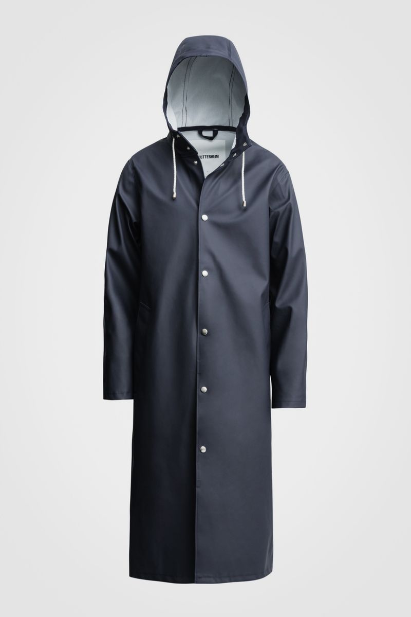 Stutterheim Stockholm Long Print Raincoat