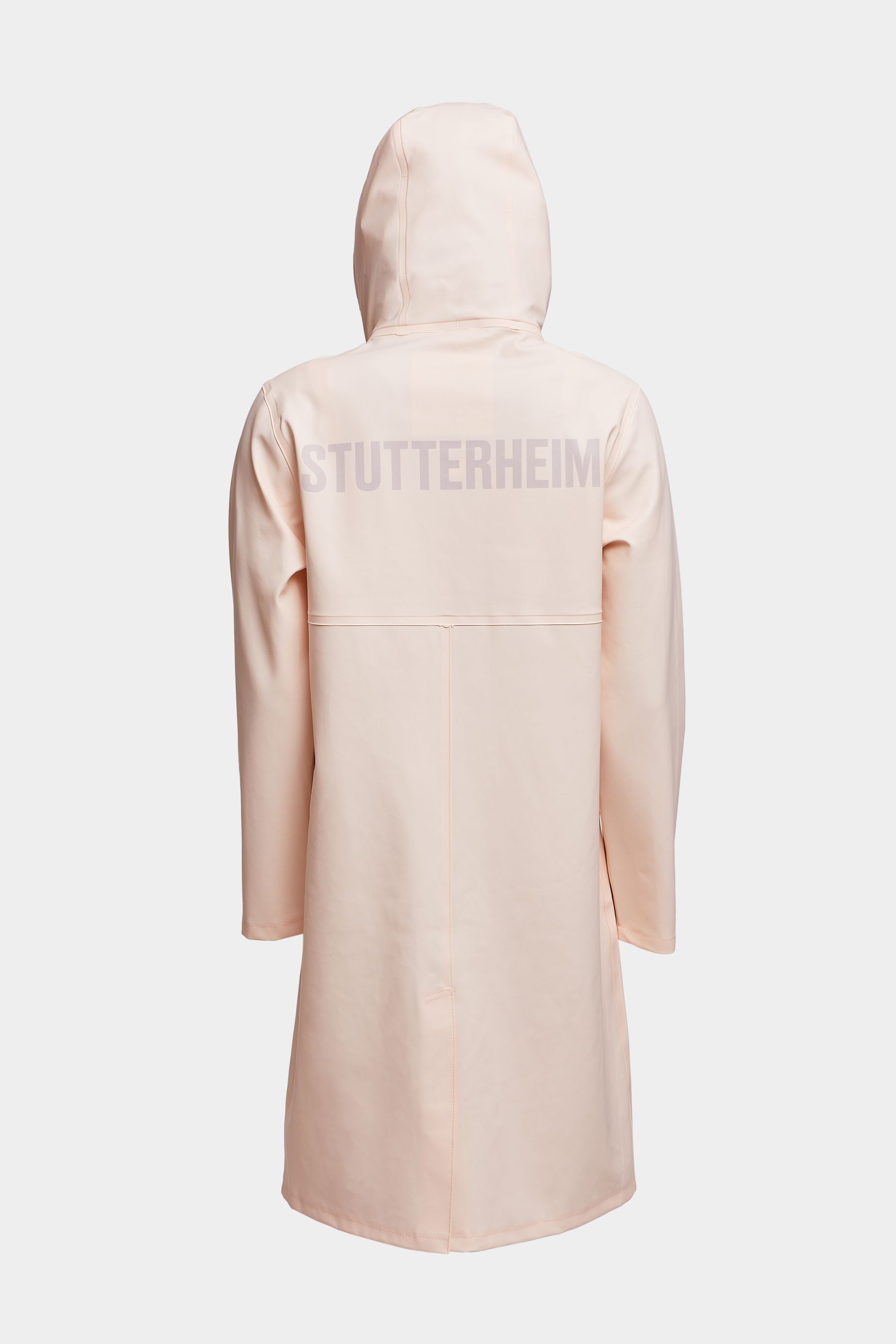 stutterheim stockholm long print raincoat peach men jackets raincoats