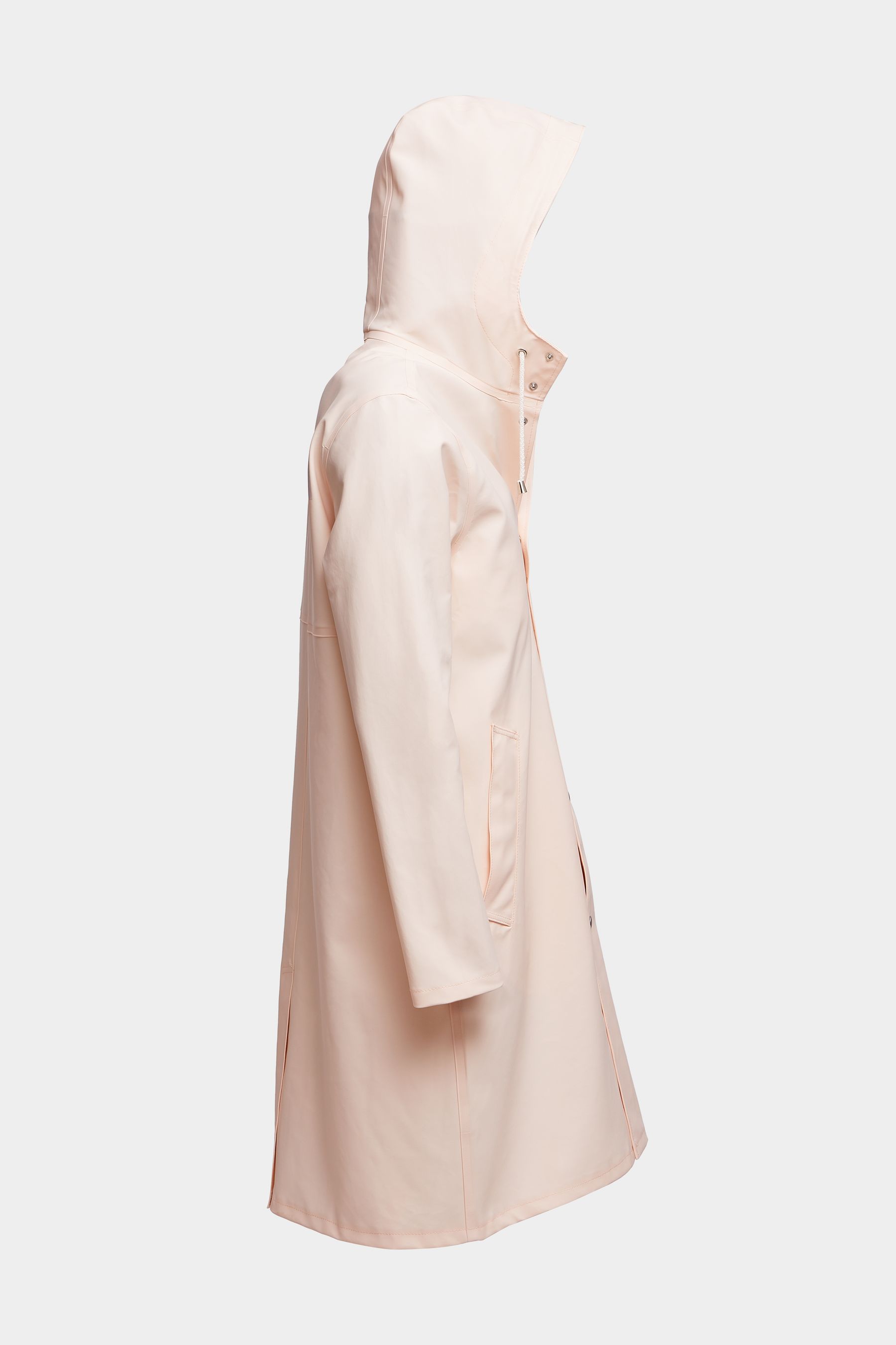 stutterheim stockholm long print raincoat peach men jackets raincoats