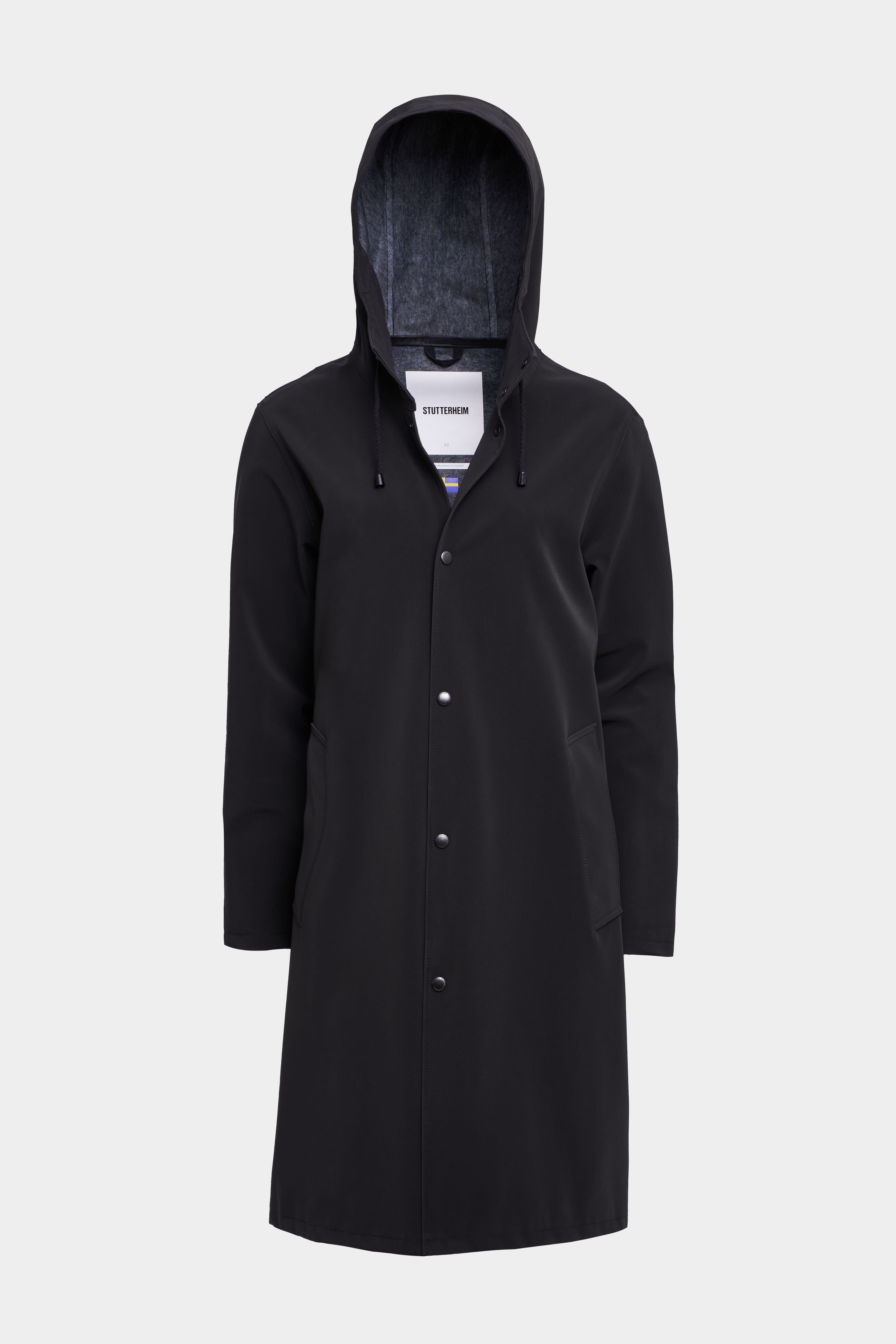 Stutterheim Stockholm Long Matte Print Raincoat