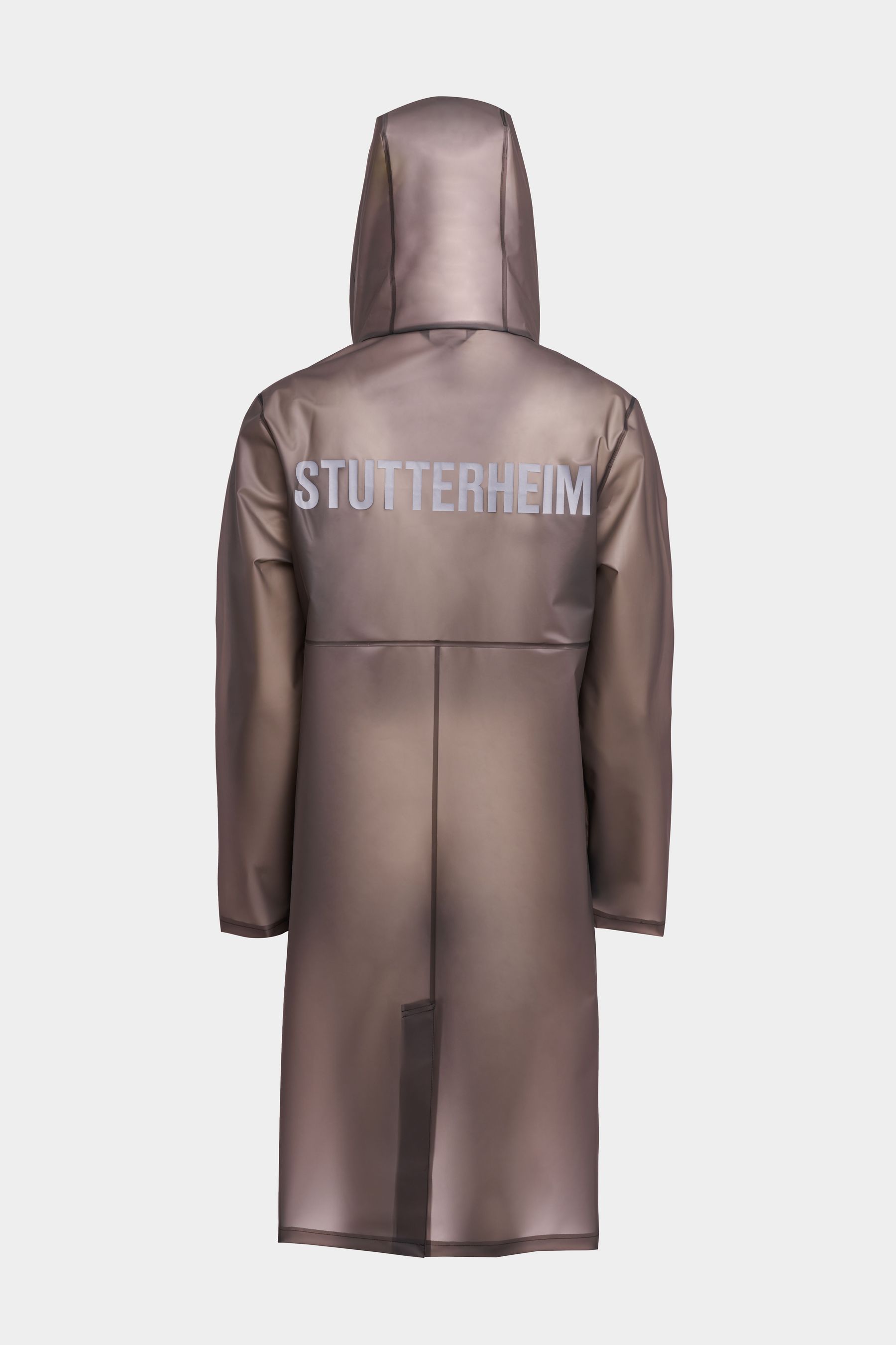 stutterheim stockholm long print raincoat smoke stutterheim-statements