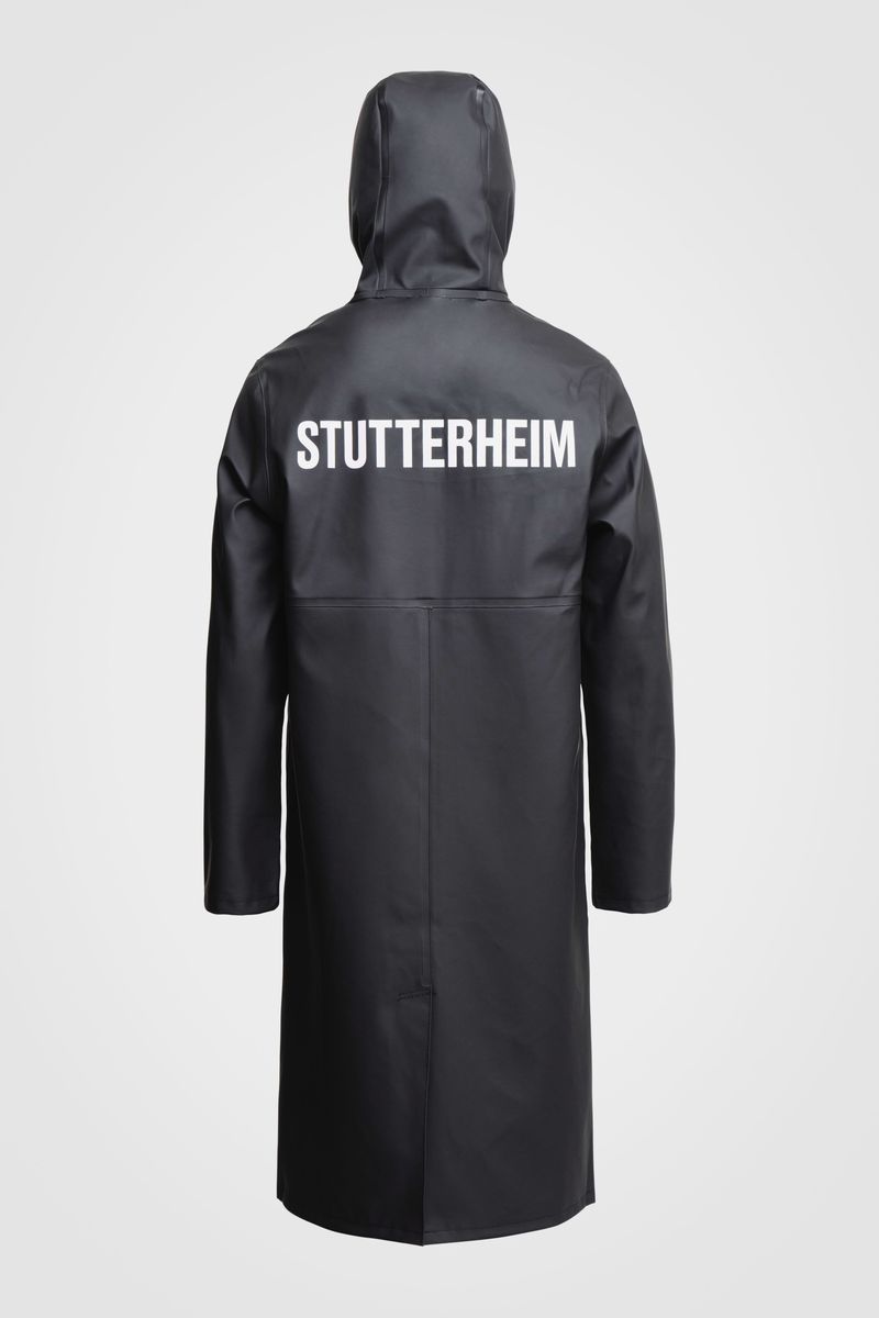 Stutterheim Stockholm Long Print Raincoat