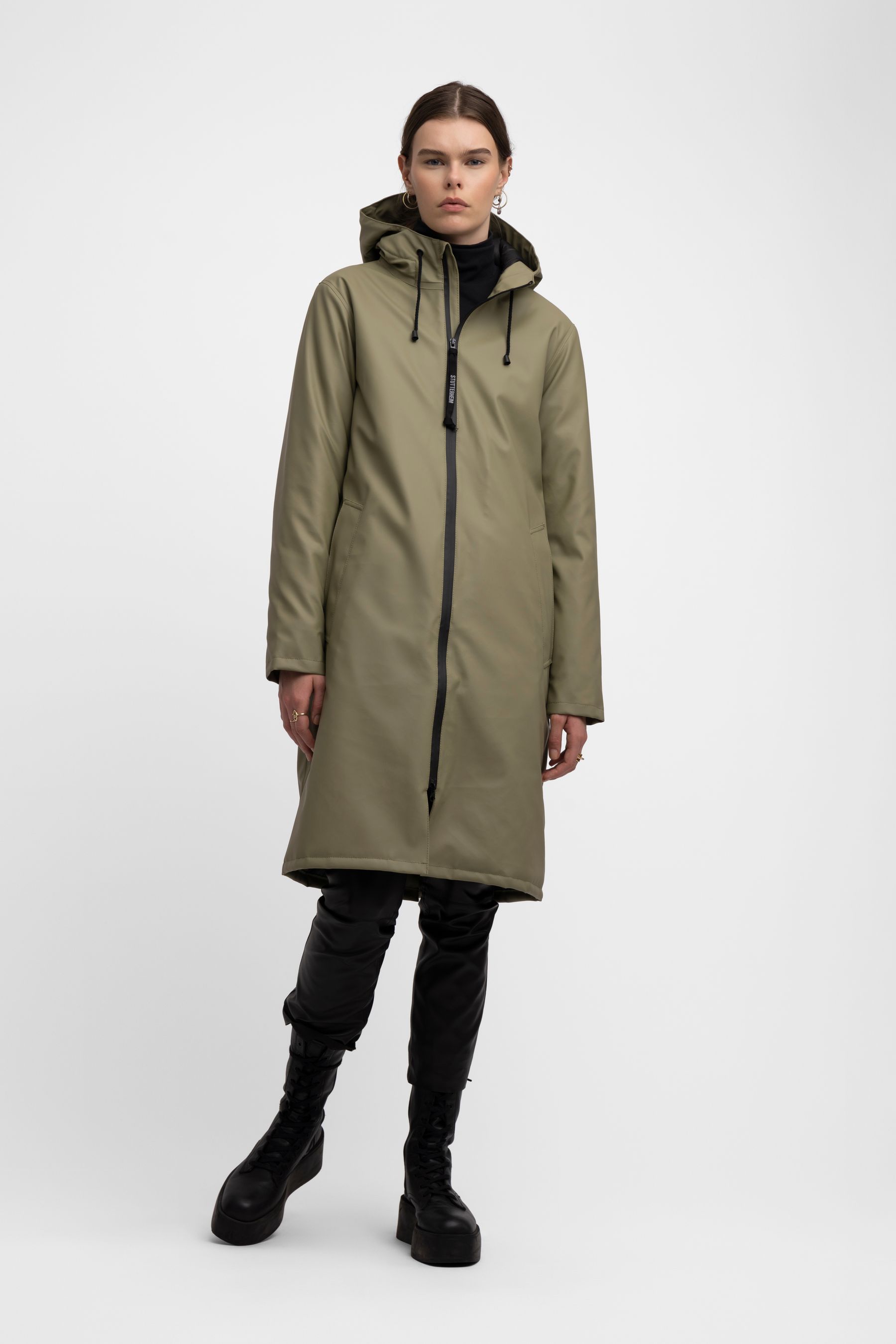 stutterheim stockholm long winter jacket aloe men jackets winter-coats