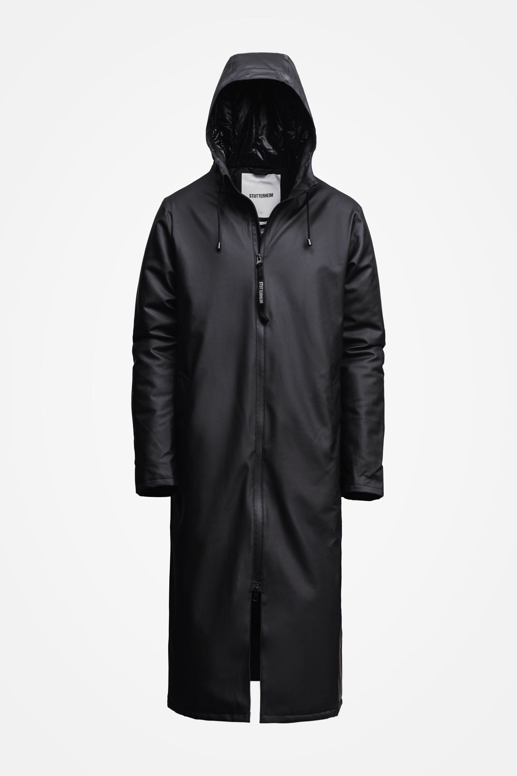 stutterheim stockholm long winter jacket black men jackets winter-coats