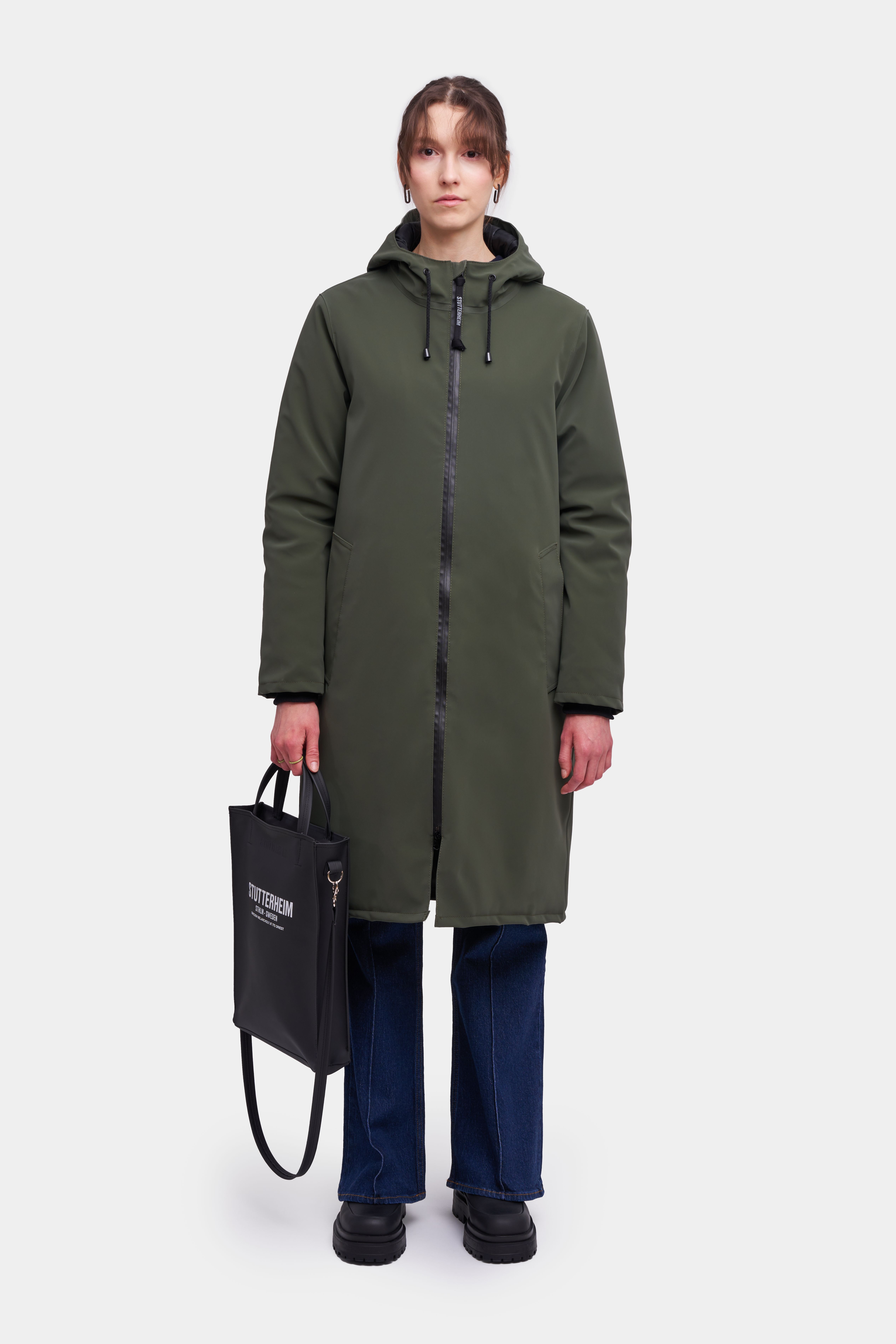 Dark green winter coat 2025