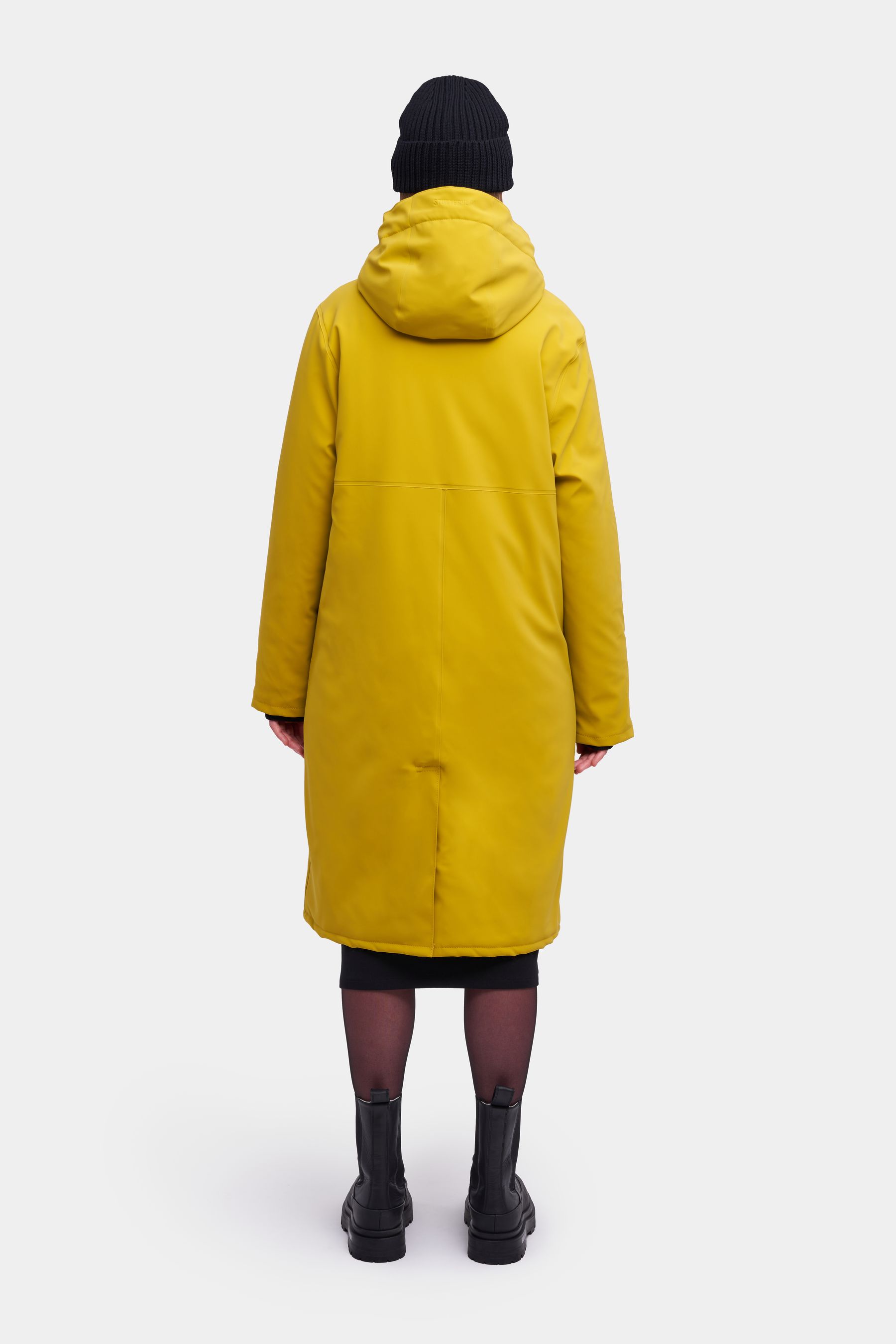 stutterheim stockholm long matte winter jacket gold men jackets winter-coats