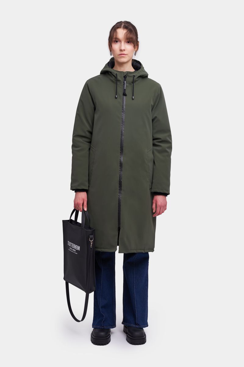 Stutterheim Stockholm Long Matte Winter Jacket