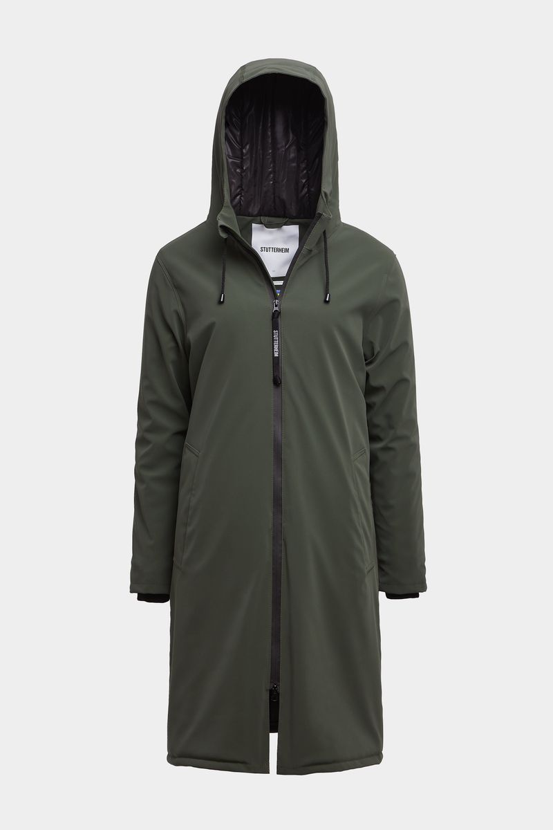 Stutterheim Stockholm Long Matte Winter Jacket