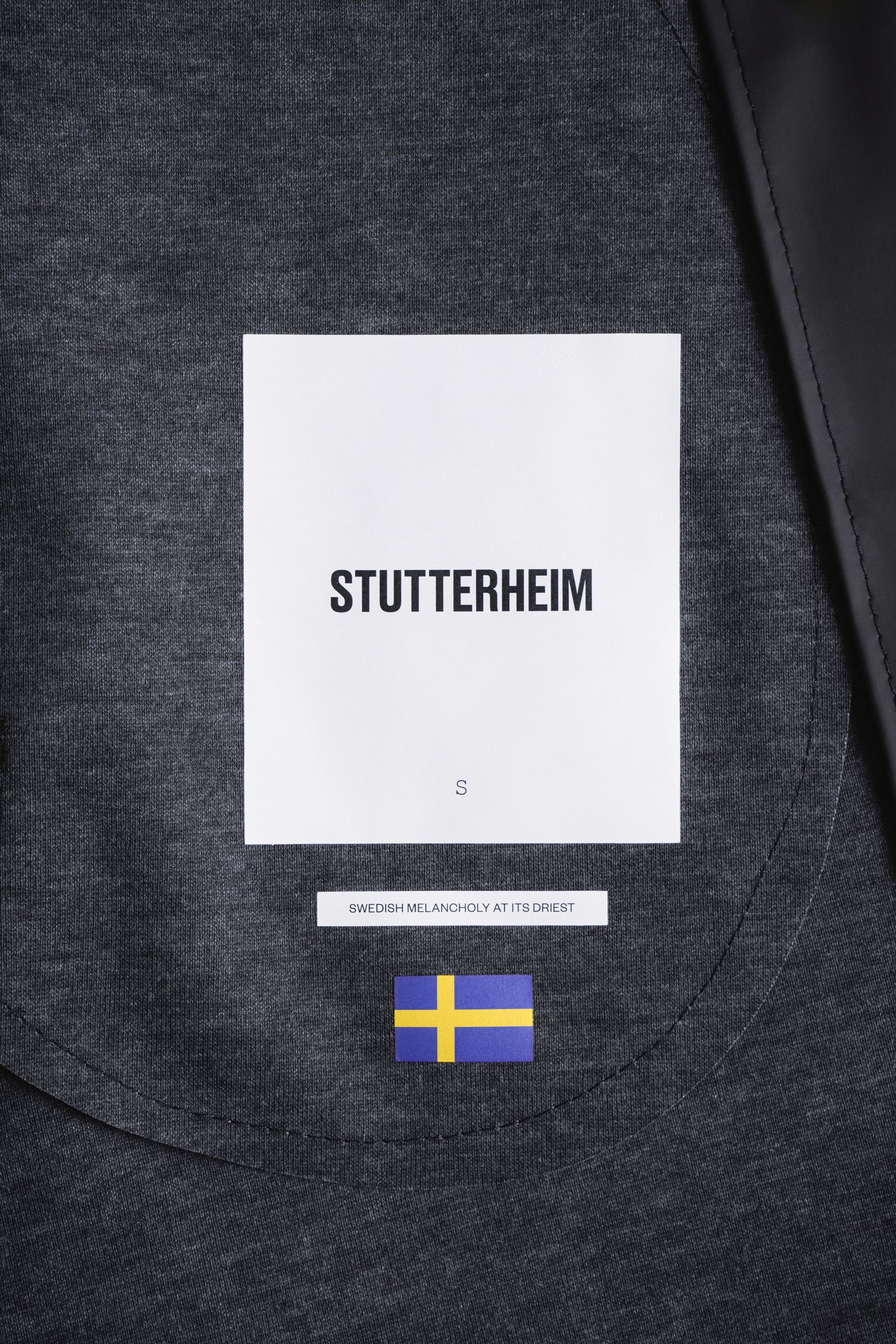 stutterheim stockholm long raincoat black women jackets raincoats