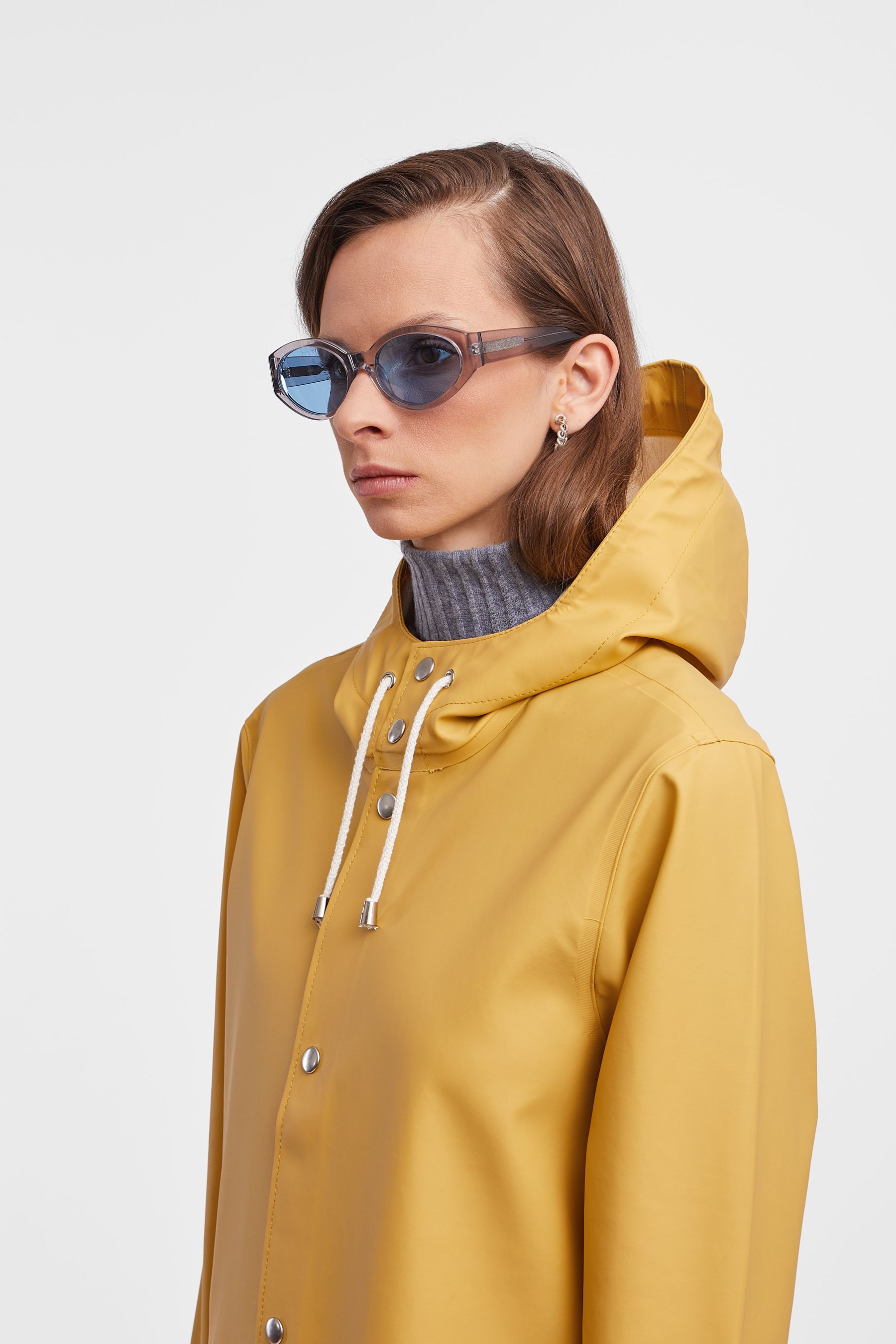 stutterheim stockholm long raincoat chai women jackets raincoats