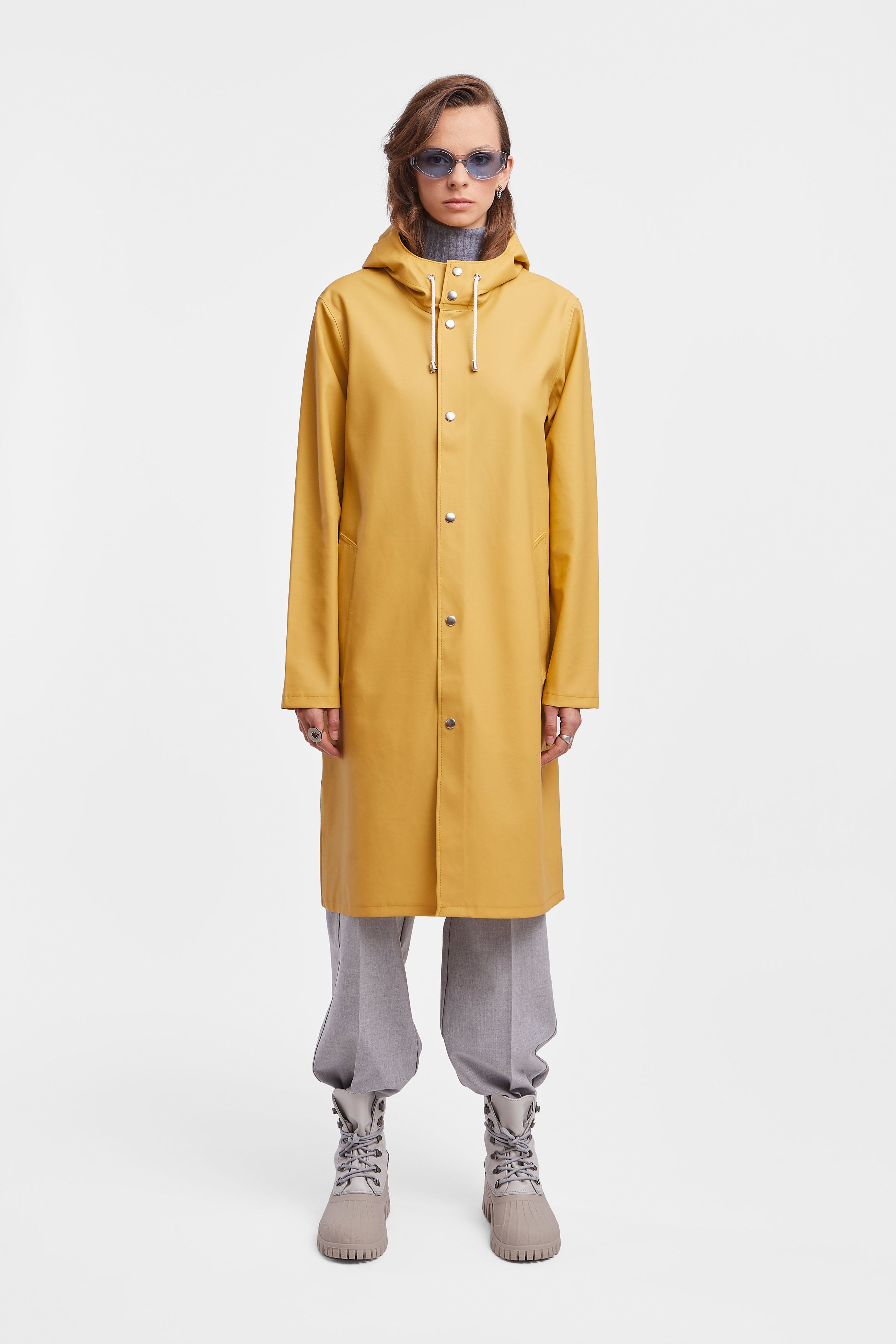 stutterheim stockholm long raincoat chai women jackets raincoats