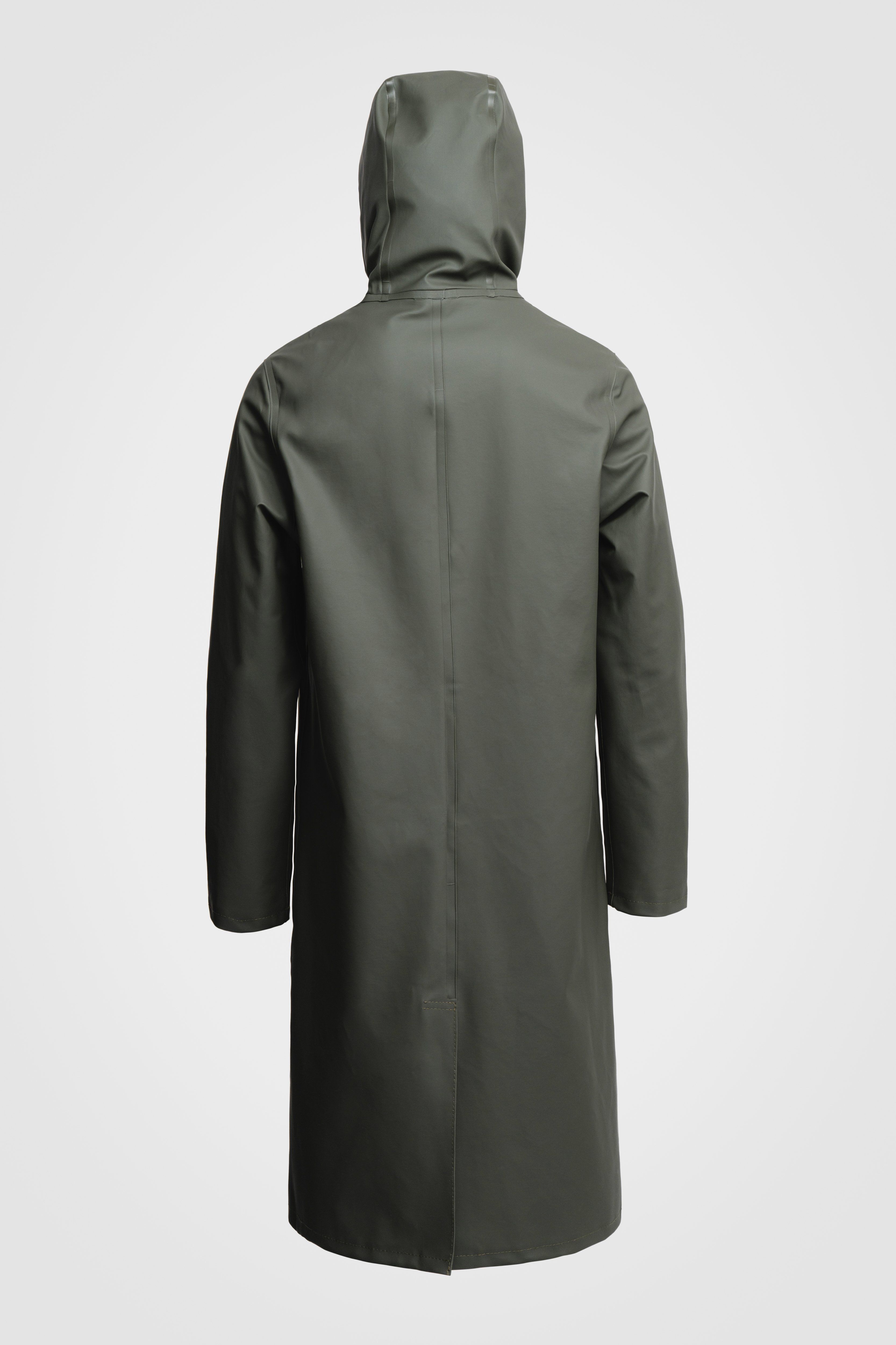 Stutterheim green raincoat top