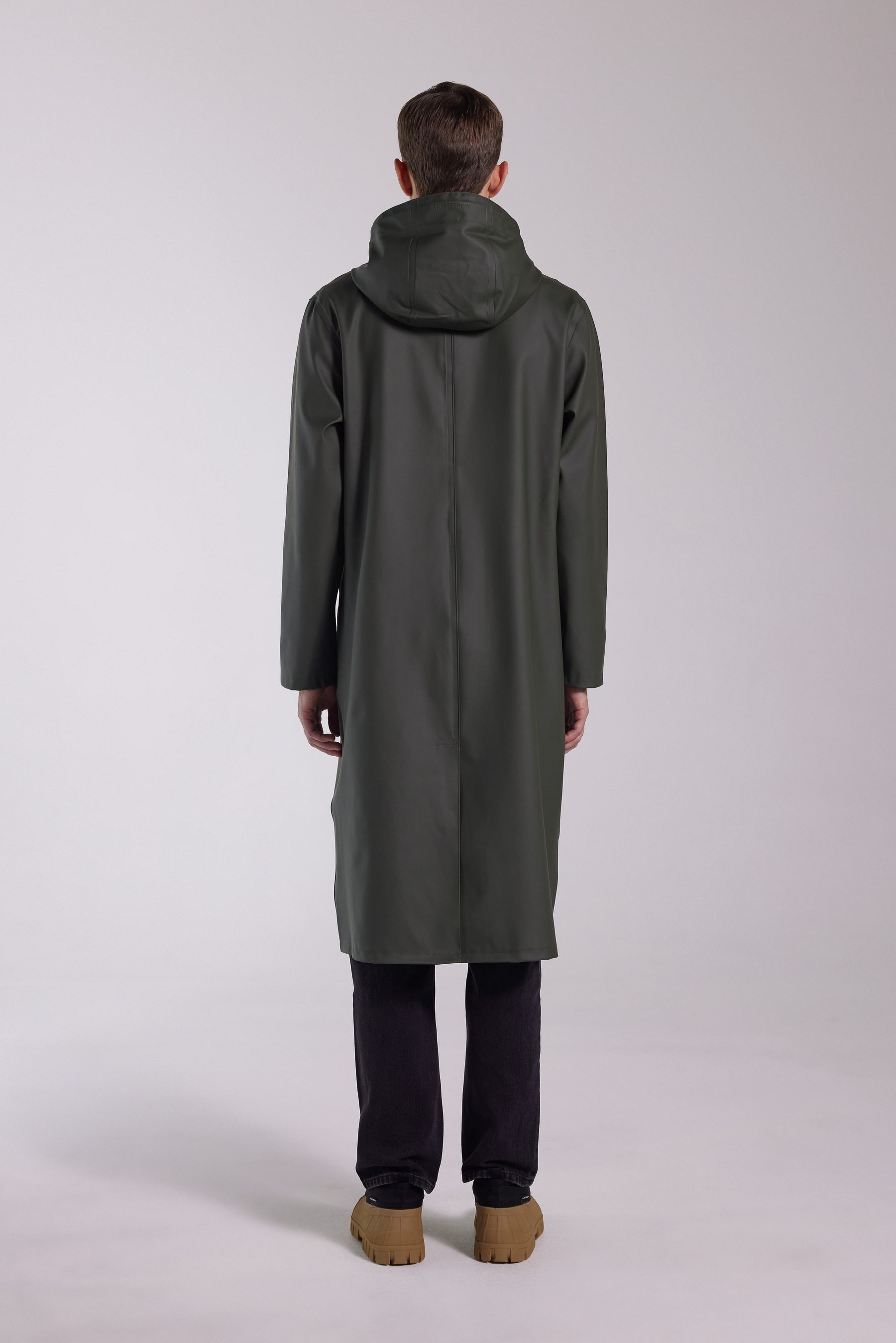 stutterheim stockholm long raincoat green women jackets raincoats