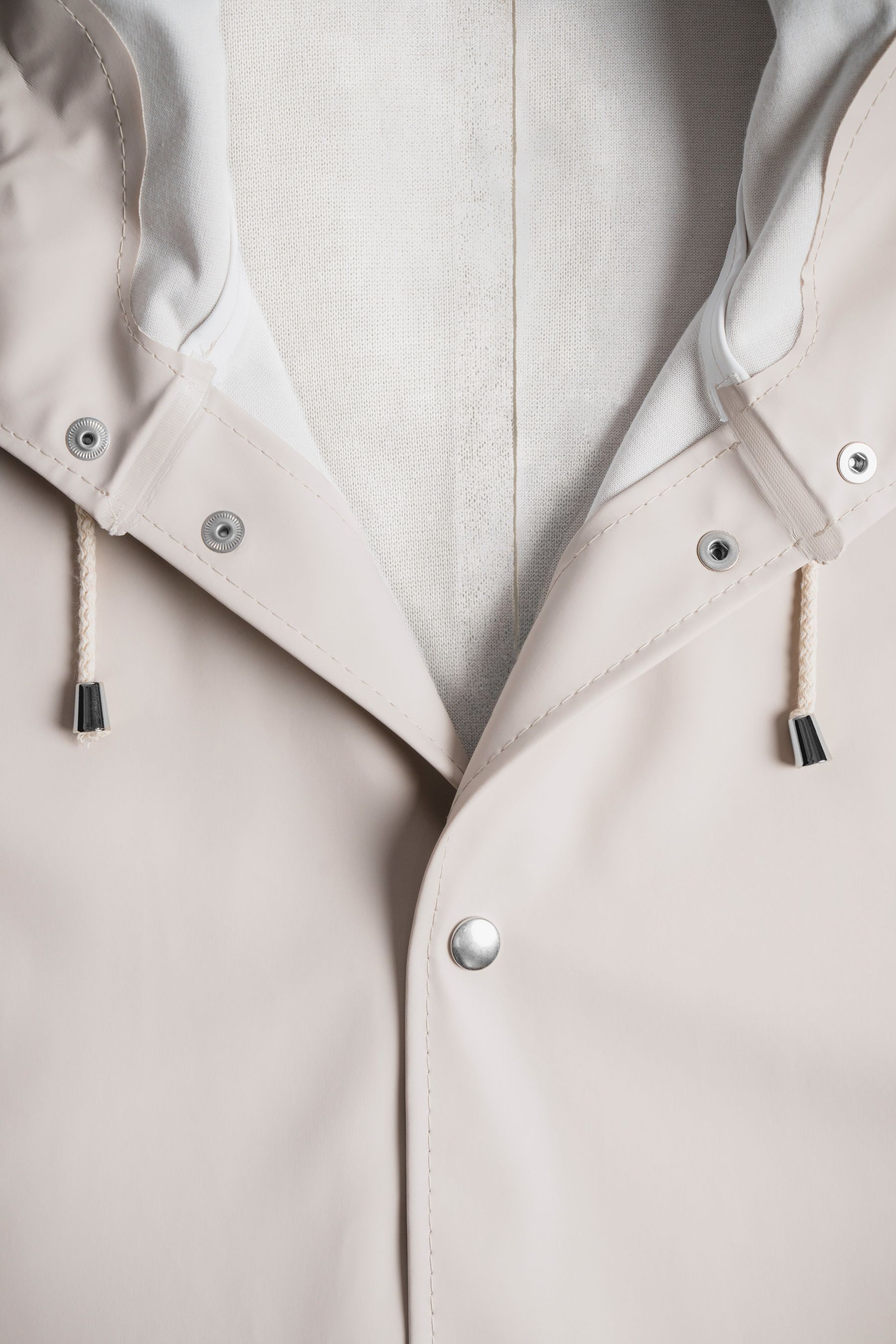 stutterheim stockholm long raincoat light sand women jackets raincoats