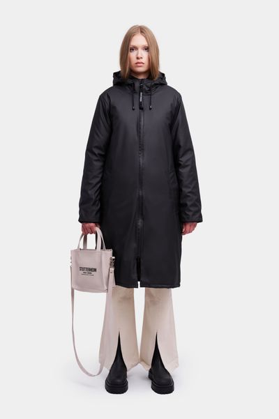 Stockholm Long Winter Jacket Black STUTTERHEIM GB