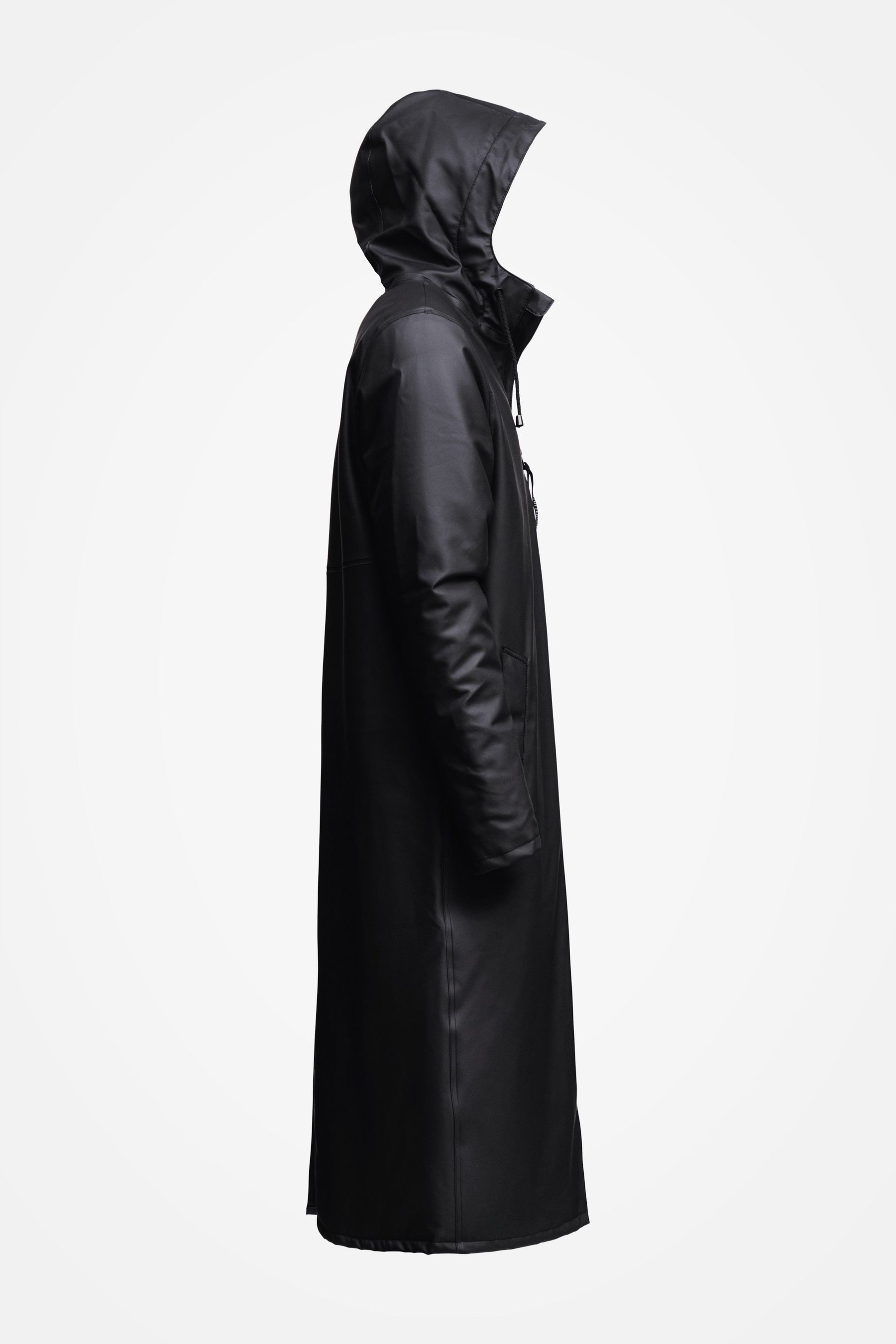 stutterheim stockholm long winter jacket black women jackets winter-coats