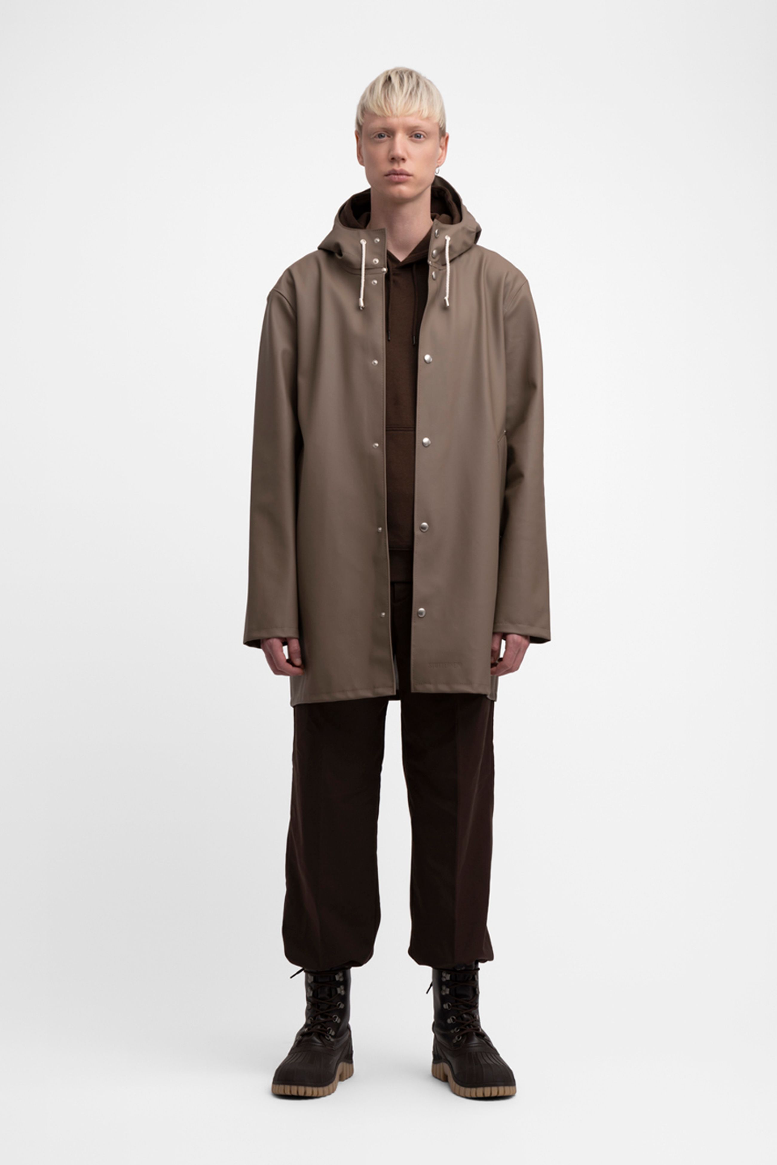 stutterheim stockholm raincoat mole men jackets raincoats