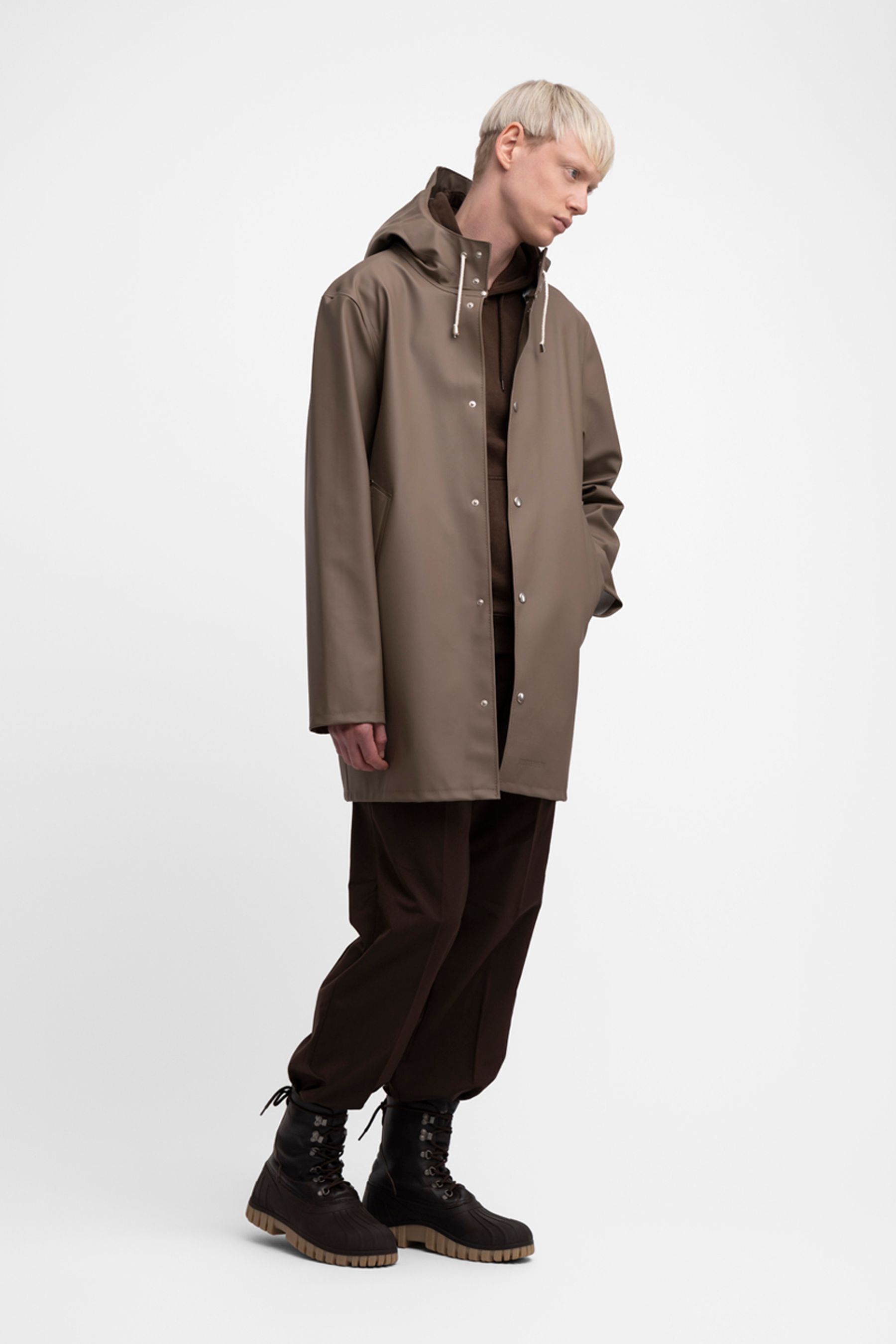 stutterheim stockholm raincoat mole men jackets raincoats