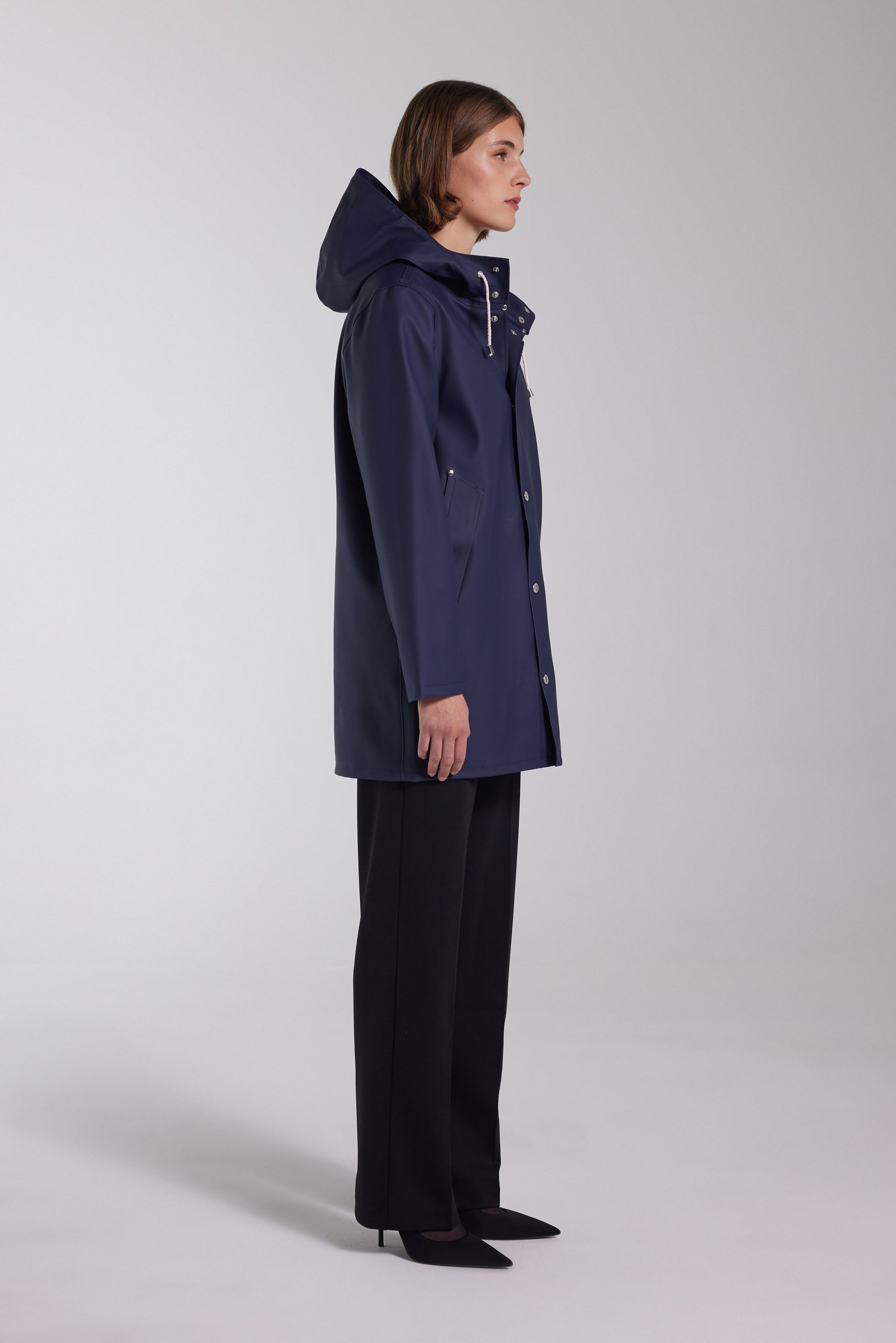 stutterheim stockholm raincoat navy men jackets raincoats