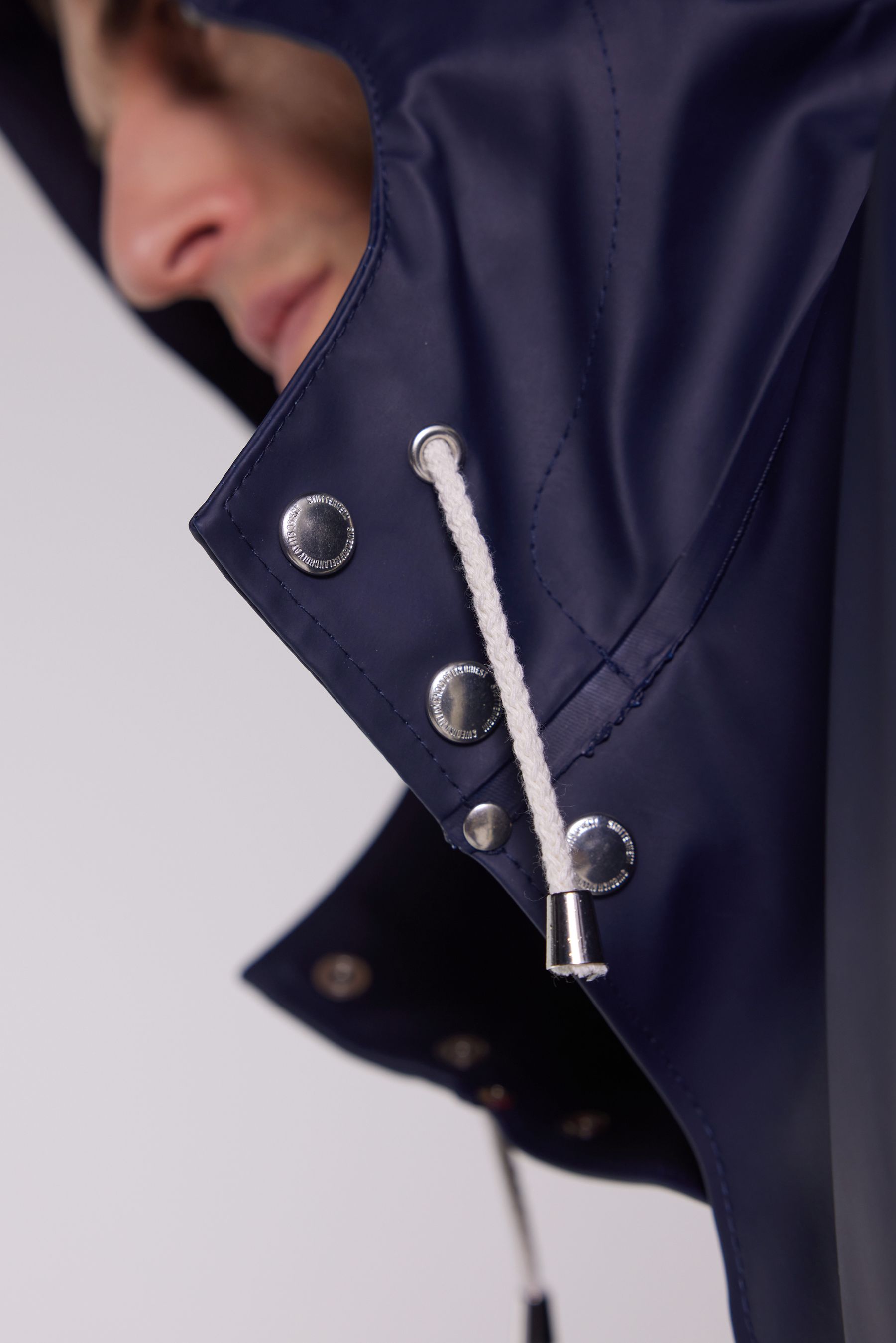 stutterheim stockholm raincoat navy men jackets raincoats