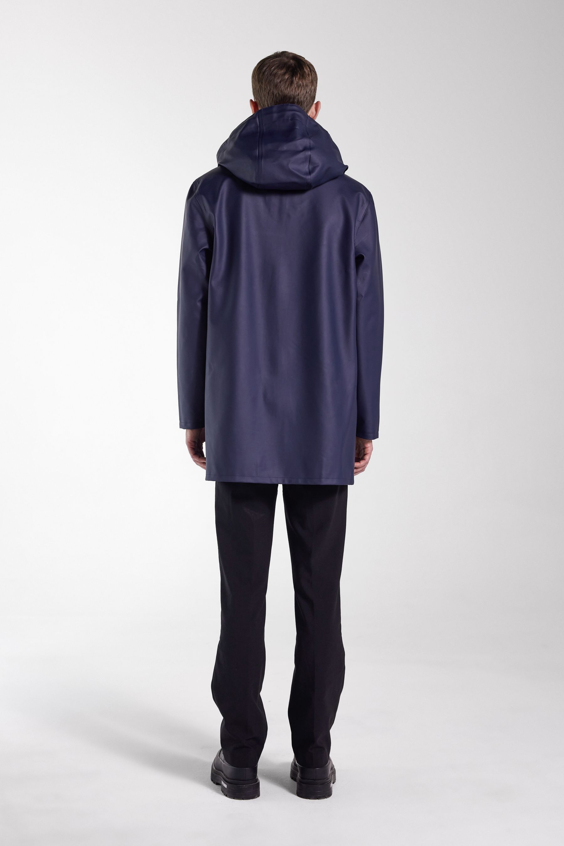 stutterheim stockholm raincoat navy men jackets raincoats