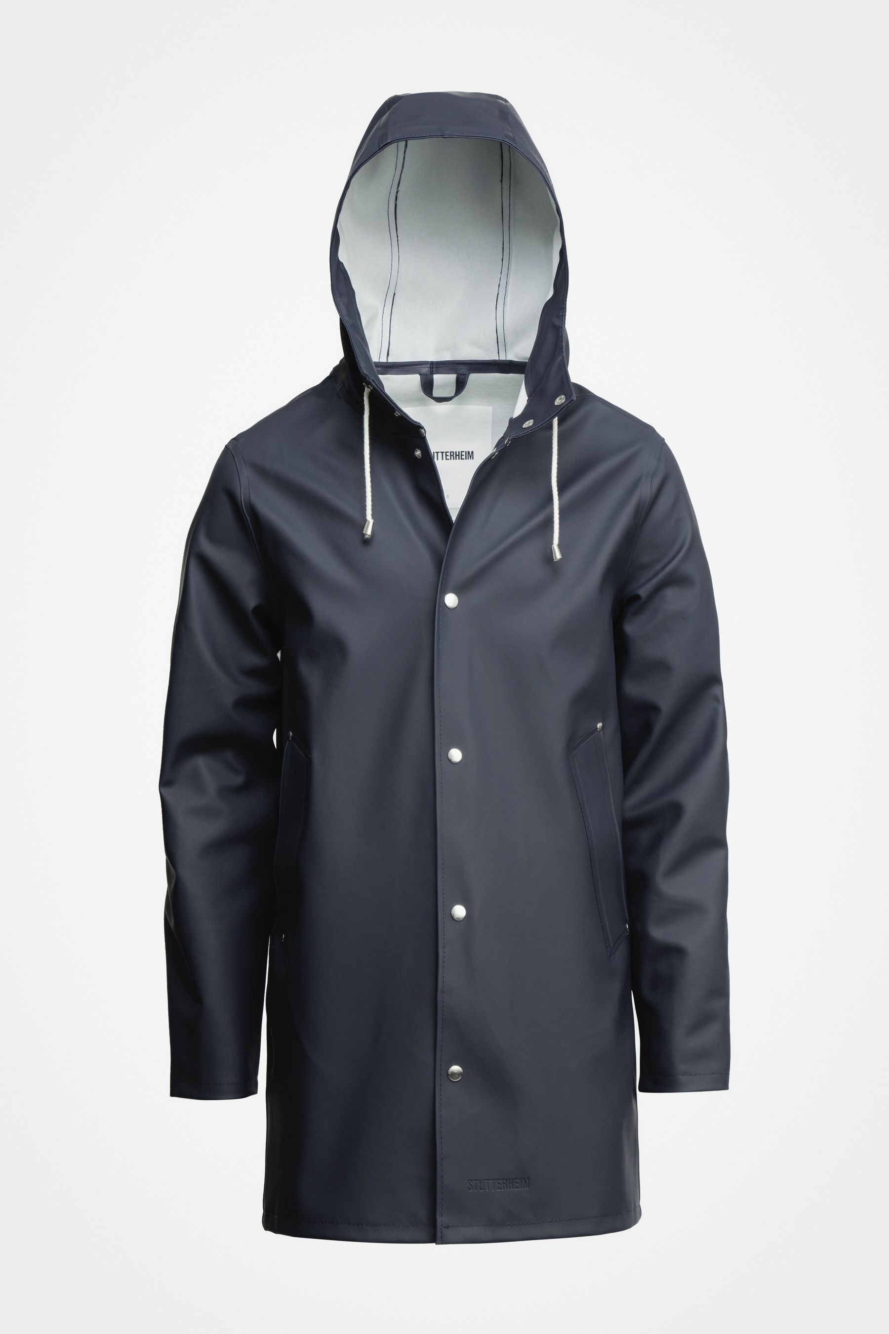 stutterheim stockholm raincoat navy men jackets raincoats