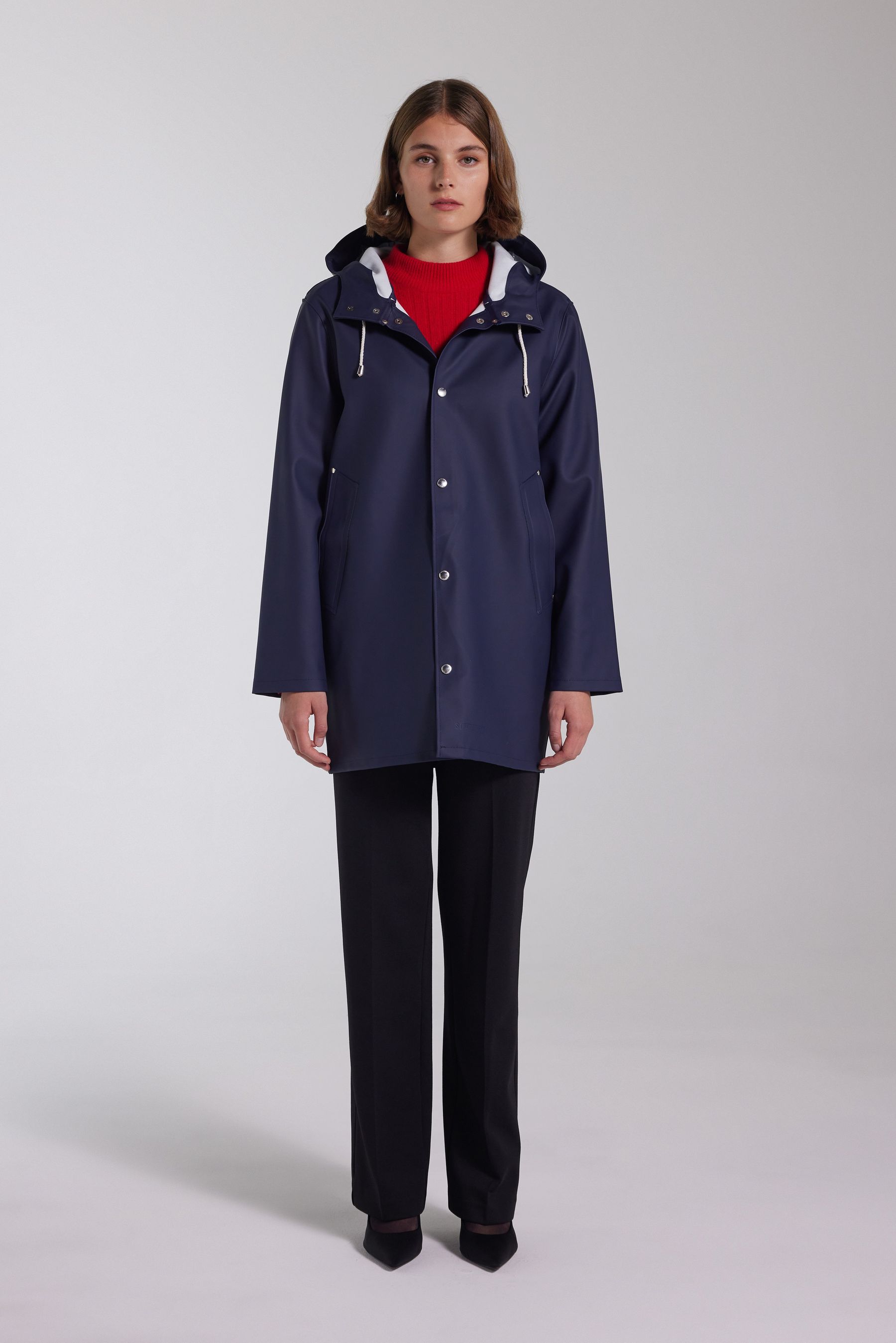 stutterheim stockholm raincoat navy men jackets raincoats